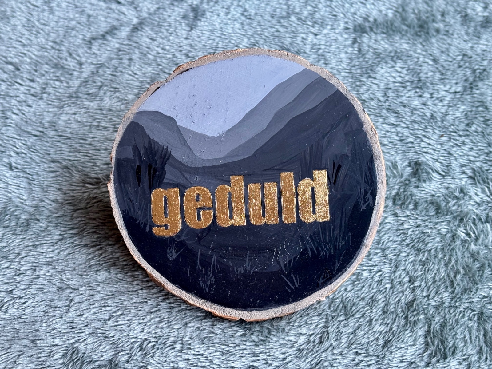 Handgeschilderd inspiratie bordje ‘Geduld’