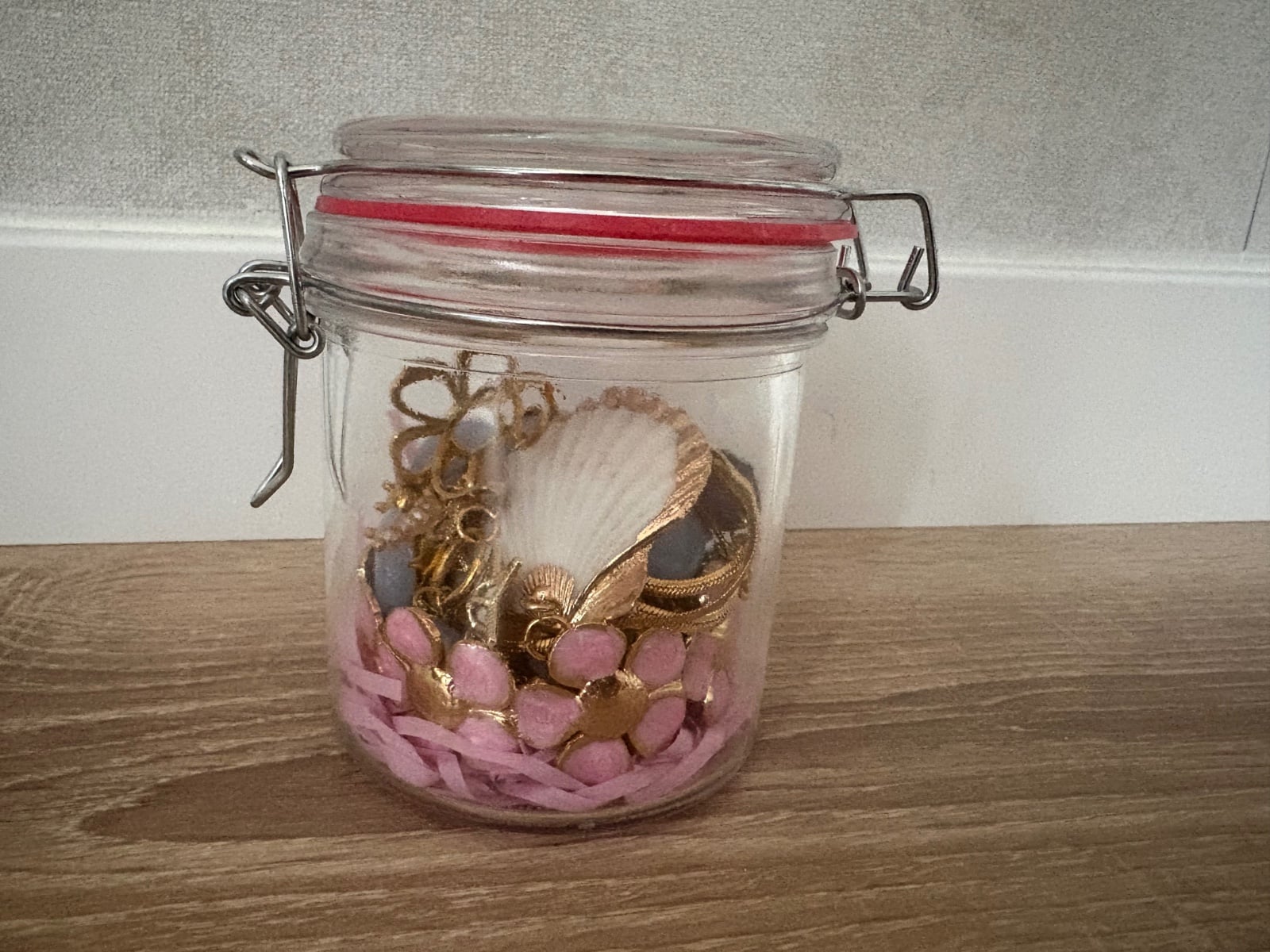 Jewelry Jar – Handgemaakte Stainless Steel Sieraden | Verrassingspot met Gouden Sieraden