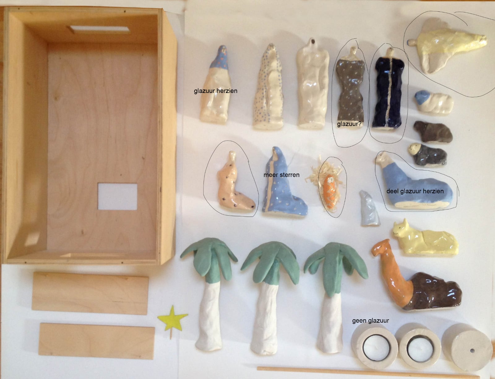 Moderne kerststal keramiek. Genummerd en gesigneerd. Nicolaas Maathui… - 109082 Moderne kerststal keramiek. Genummerd en gesigneerd. Nicolaas Maathuis (NIC-O)