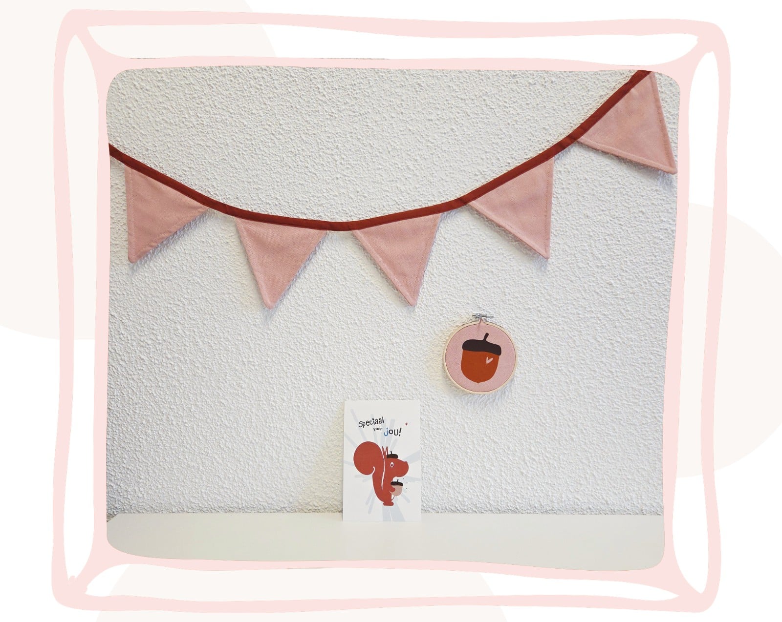 Cadeauset Eddie Eekhoorn – Bosdieren Kinderkamer Decoratie