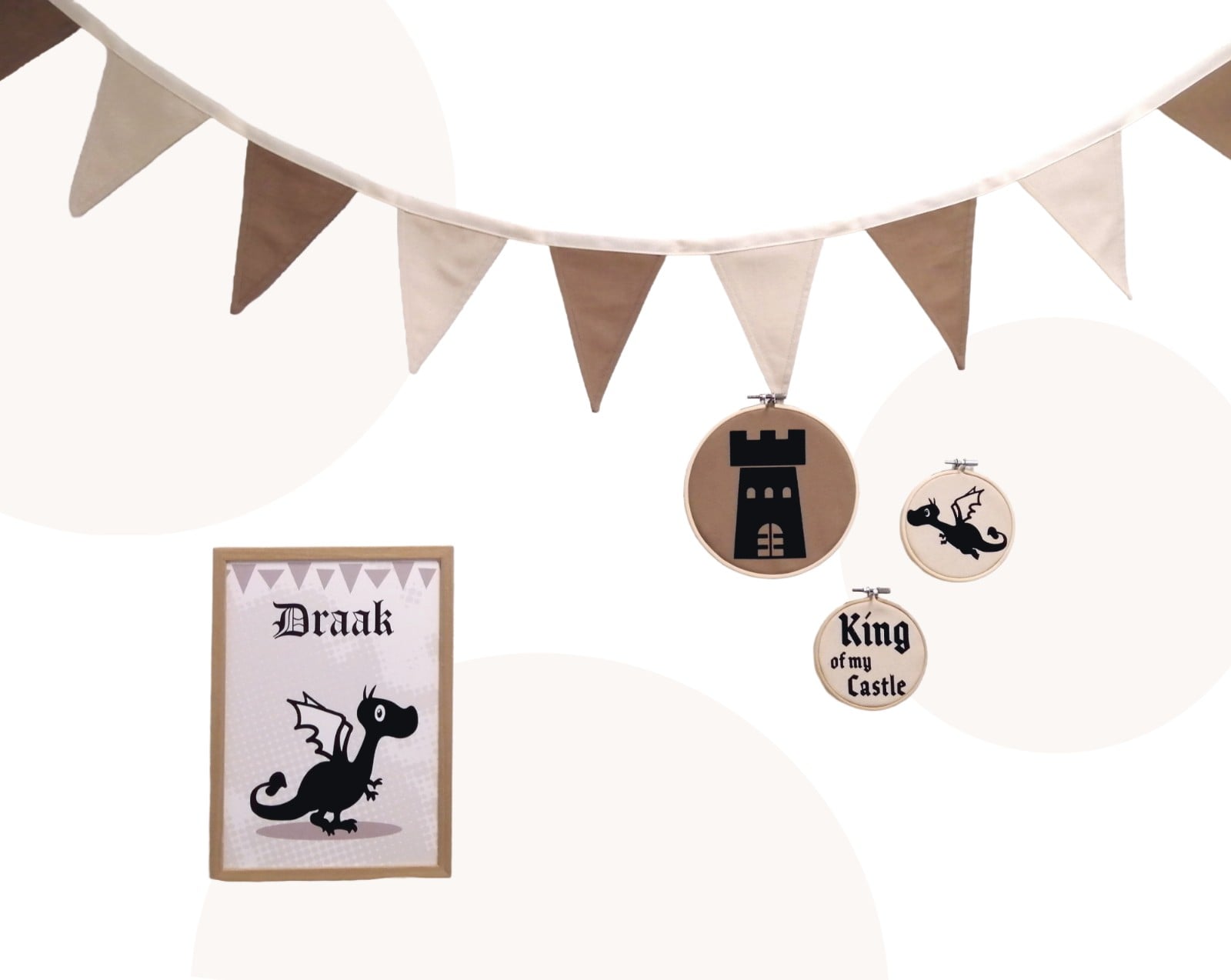 King of my Castle – Grote Ridder & Draken Decoratieset