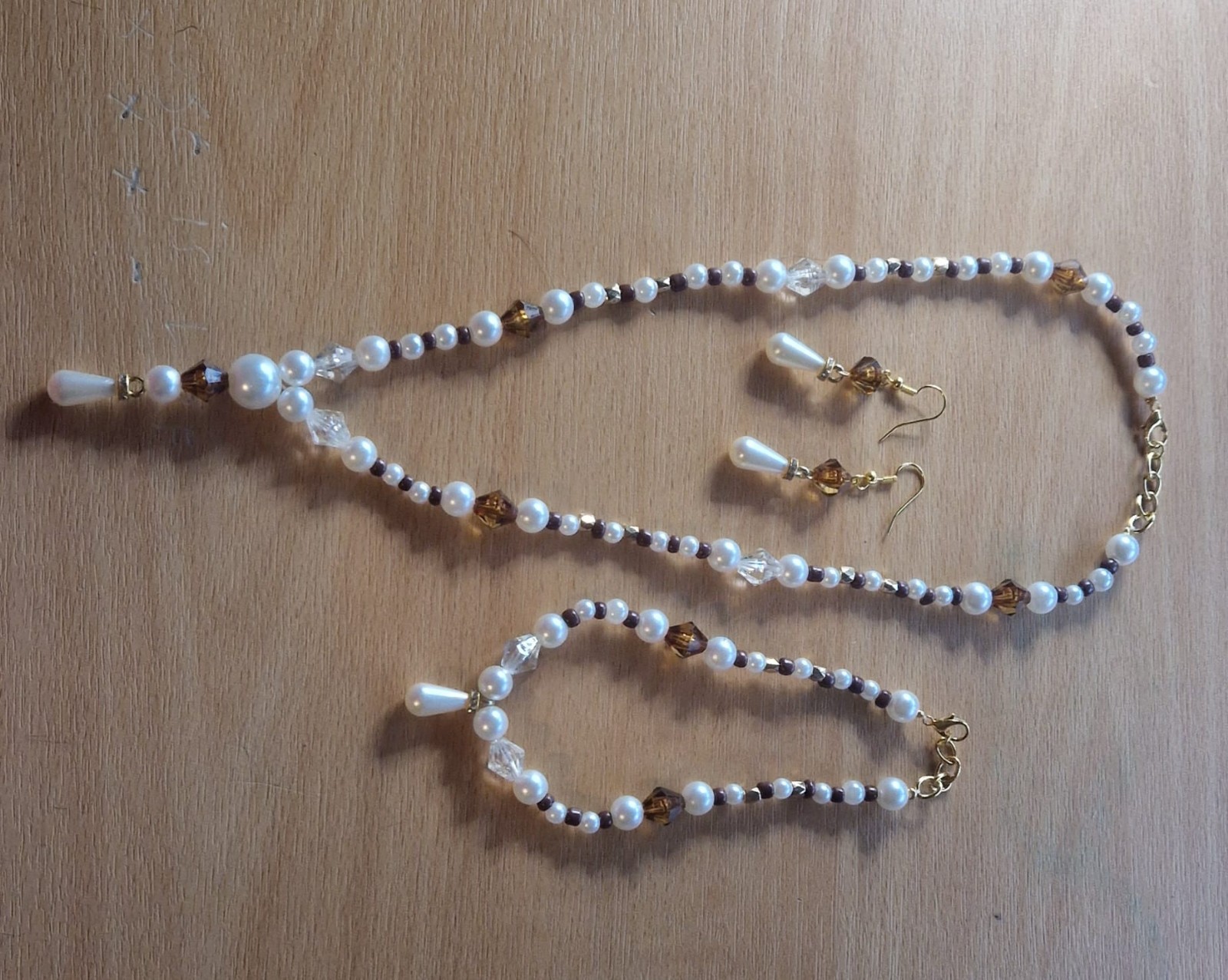 sieradensetje parel 3 delige