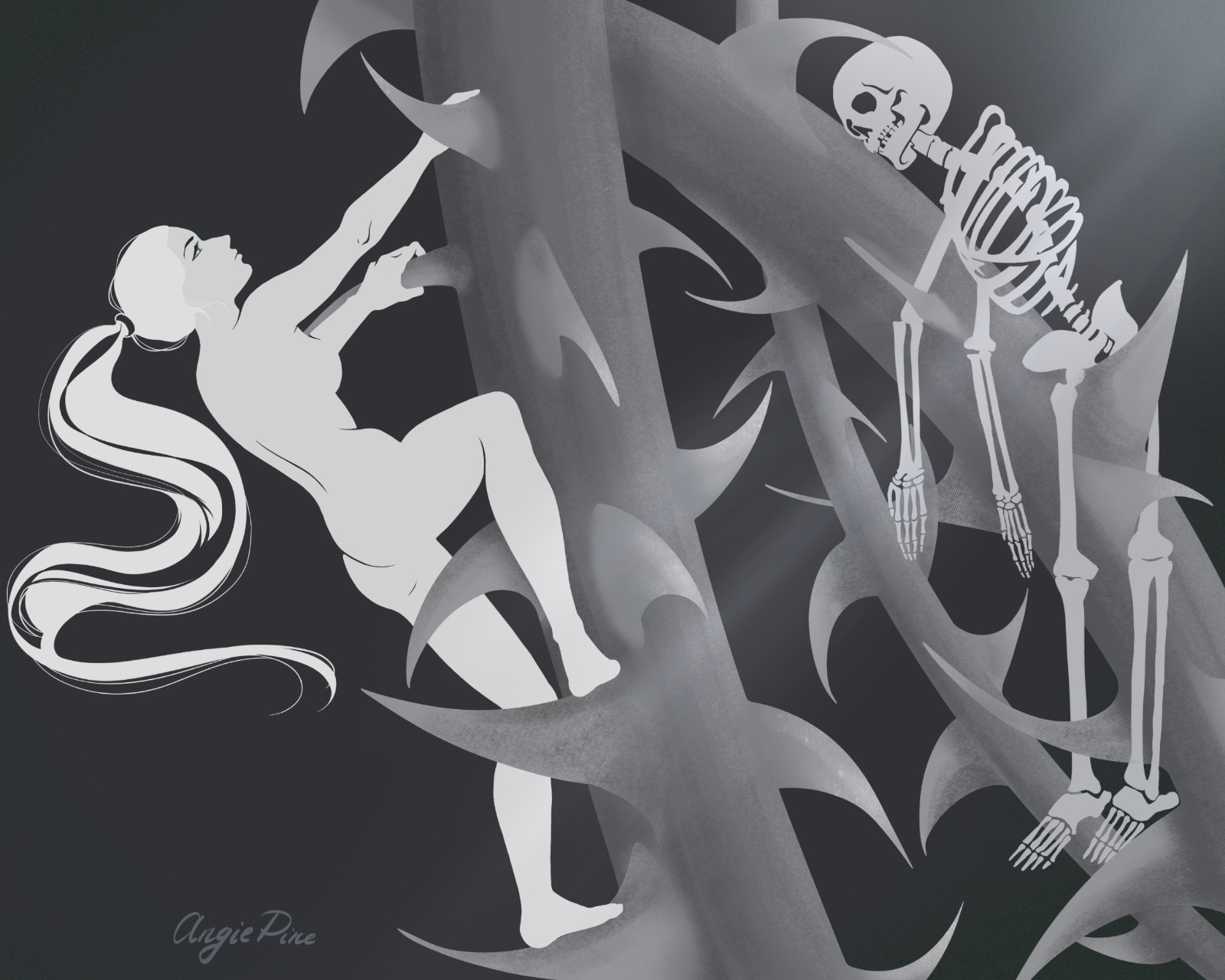 Per Aspera ad Astra Gothic Art Print 50 by 40 cm, Wall Art - 122952 Per Aspera ad Astra Gothic Art Print 50 by 40 cm, Wall Art