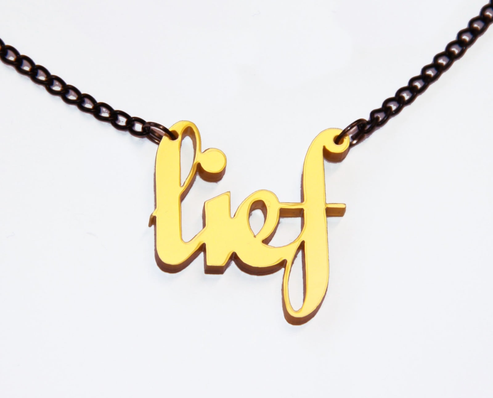 Lief! naamketting (goud) - 104703 Lief! naamketting (goud)