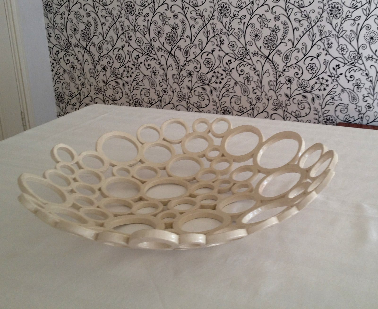 Handgemaakte schaal keramiek (open), gesigneerd en genummerd(Ø 40 cm… - 109177 Handgemaakte schaal keramiek (open), gesigneerd en genummerd(Ø 40 cm) Nicolaas Maathuis (NIC-O)