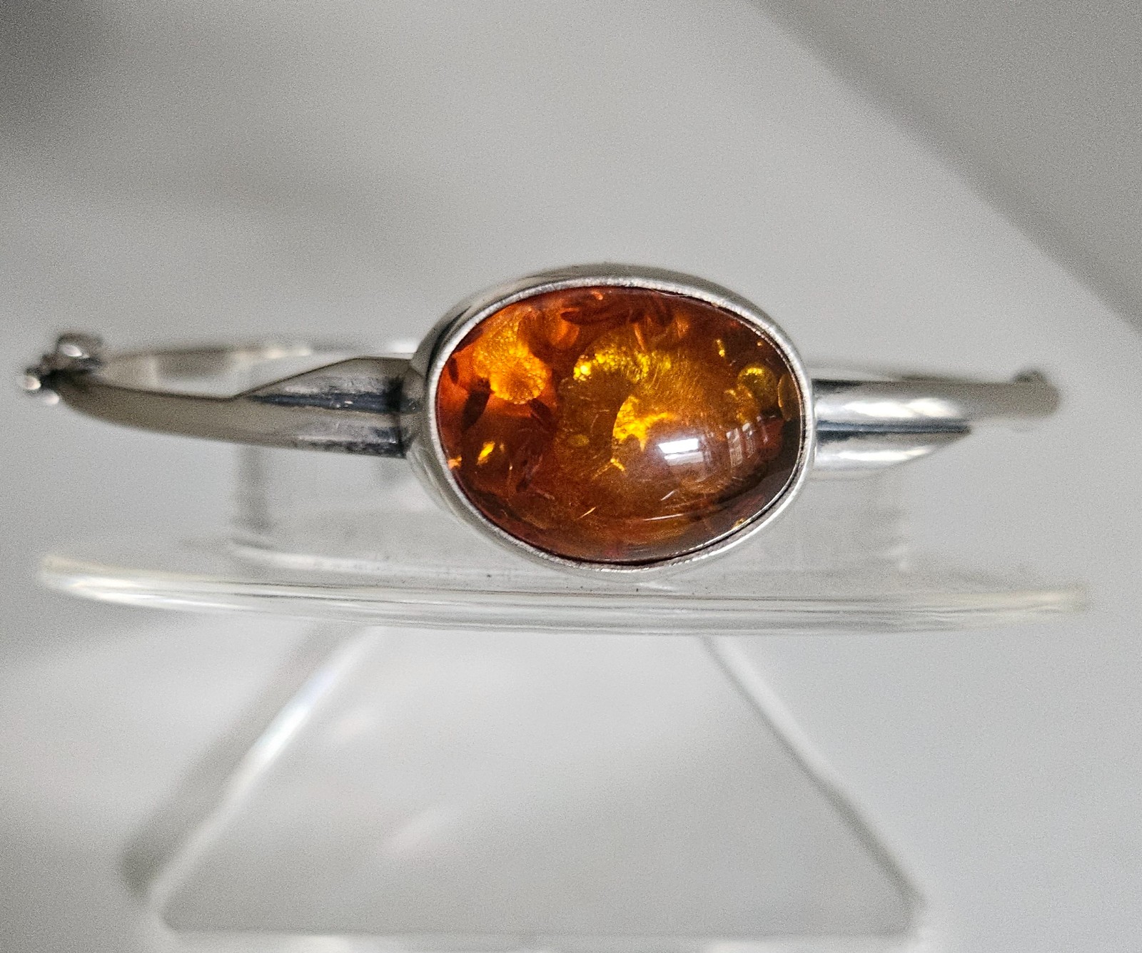 Zilveren 925 armband met Baltische Amber – uniek sieraad uit Polen - 148314 Zilveren 925 armband met Baltische Amber – uniek sieraad uit Polen