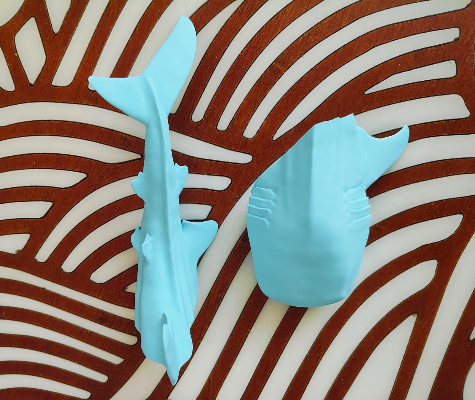 Whaleshark window art - Ocean blue