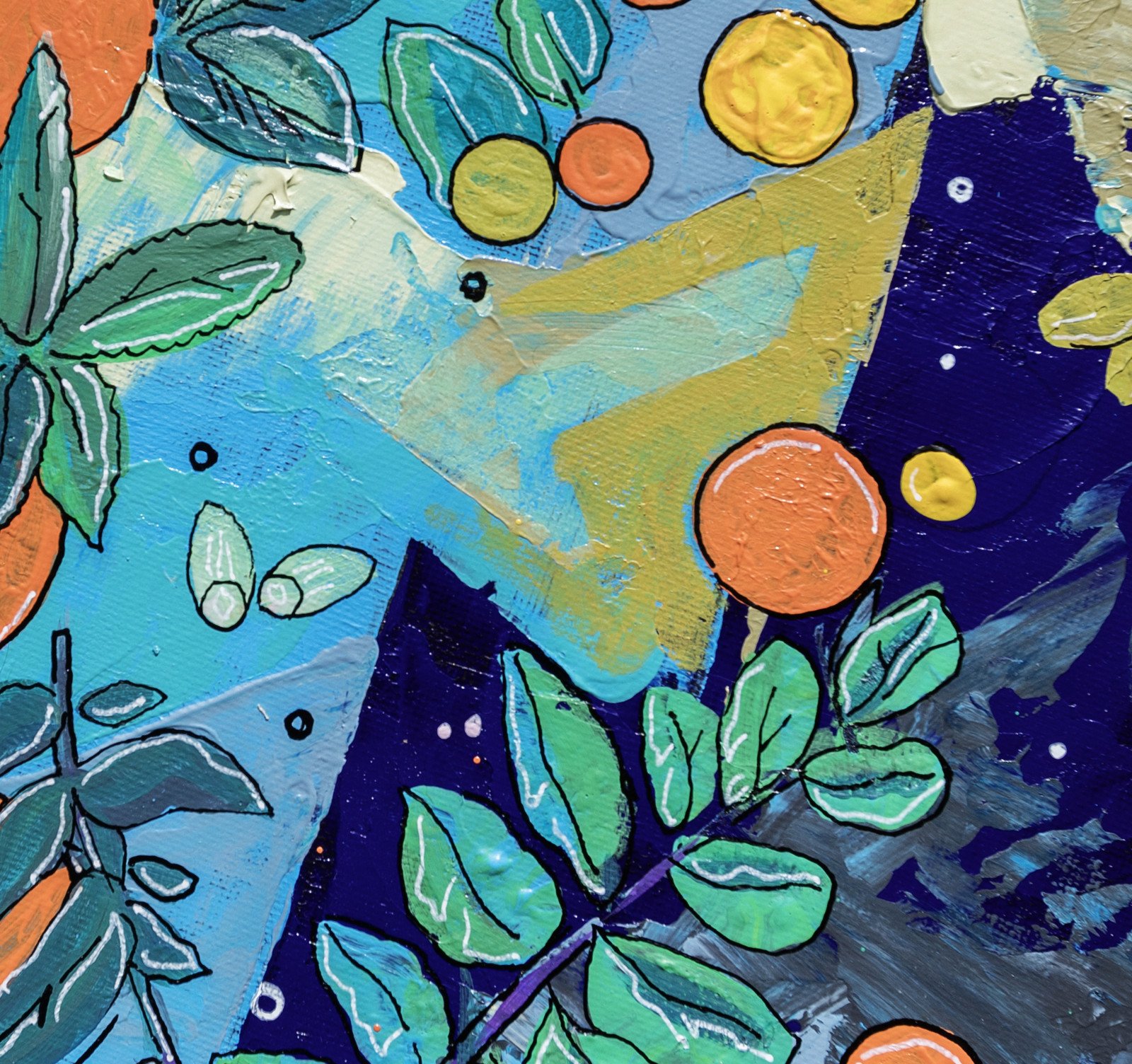 Botanische Abstract, Nacht