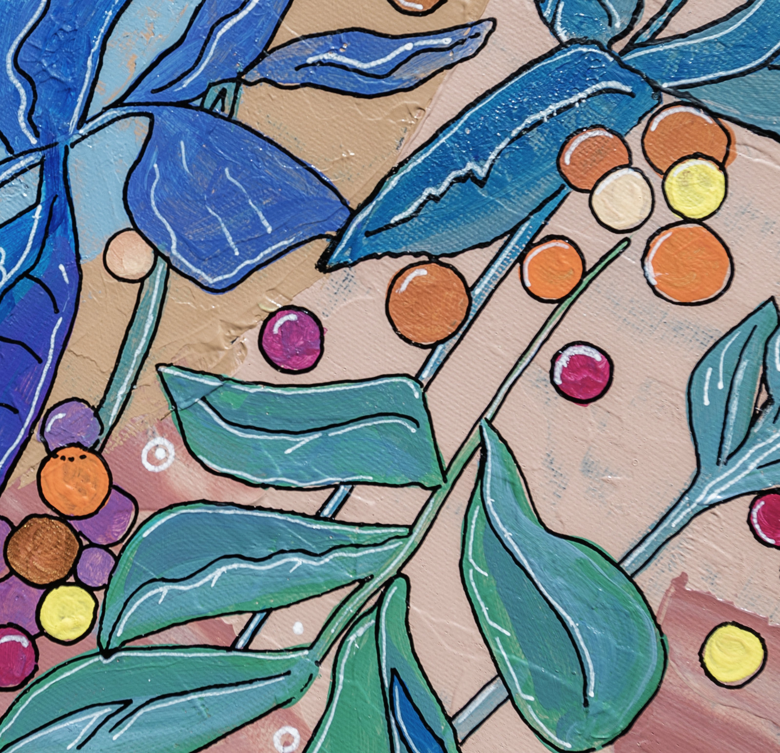 Botanische Abstract, Avond - 99512 Botanische Abstract, Avond