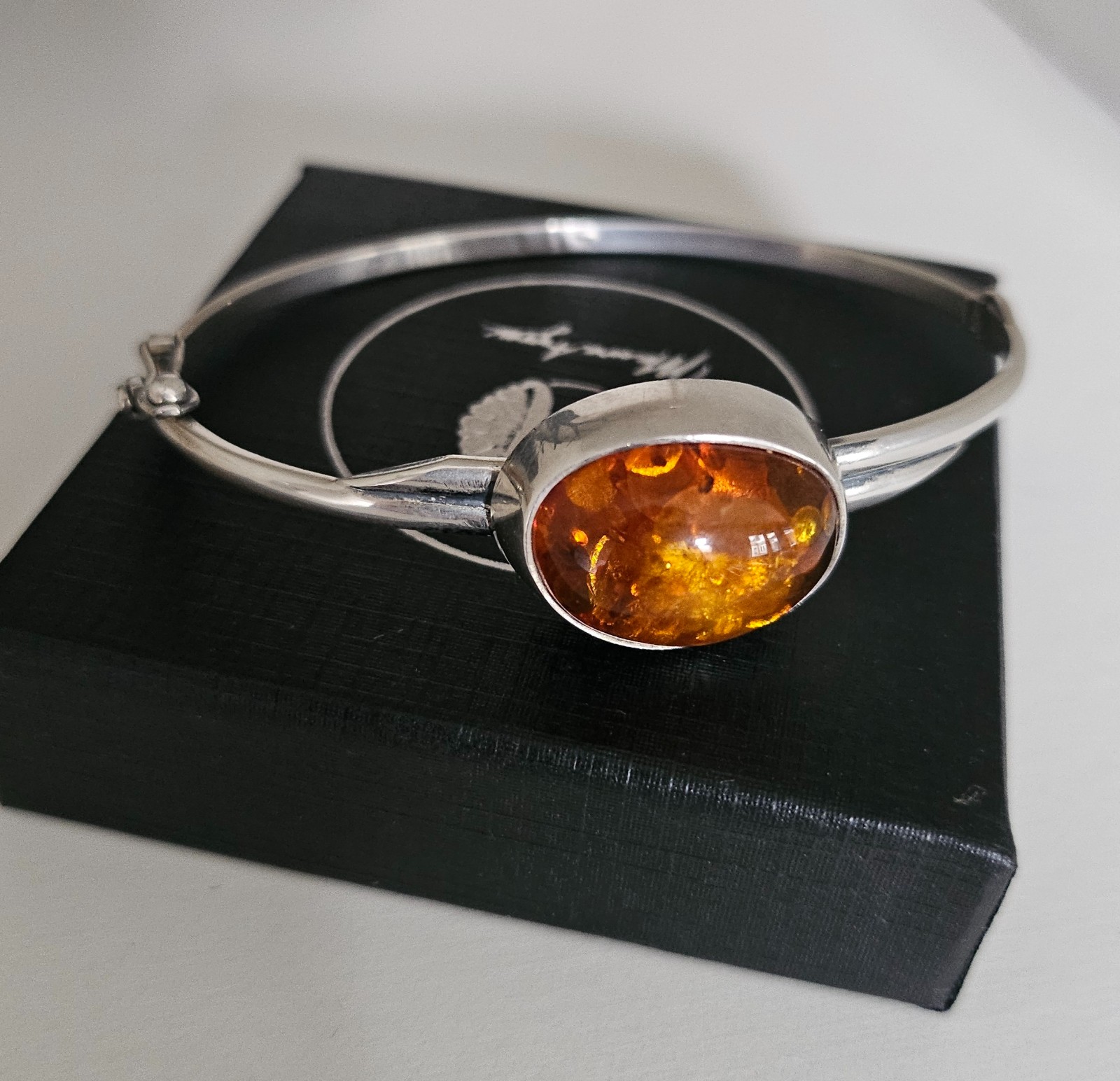 Zilveren 925 armband met Baltische Amber – uniek sieraad uit Polen - 148316 Zilveren 925 armband met Baltische Amber – uniek sieraad uit Polen