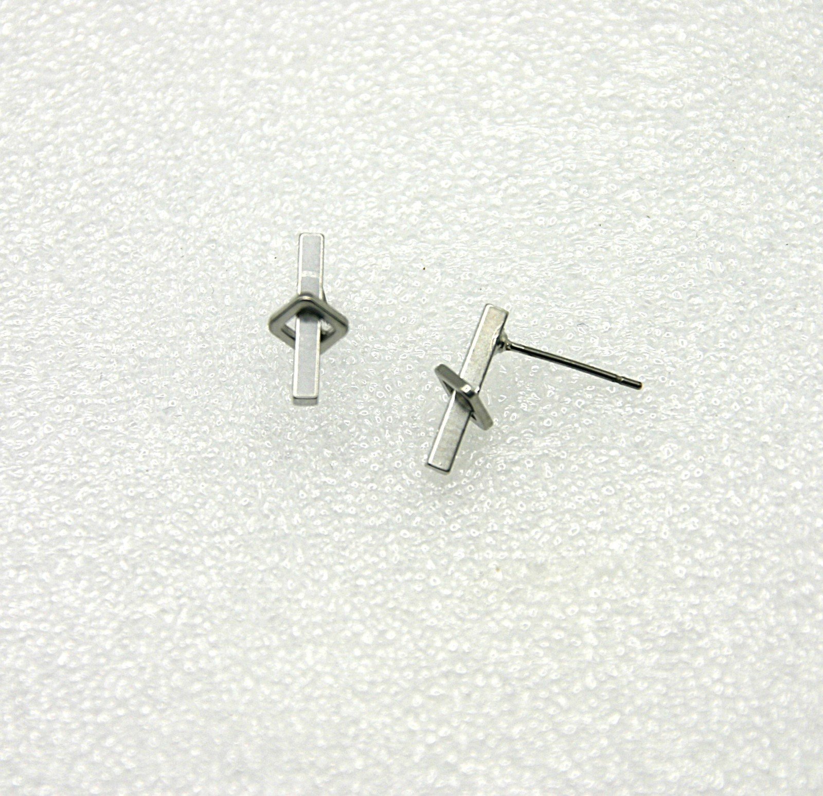 Squarred stick oorbellen - 73274 Squarred stick oorbellen