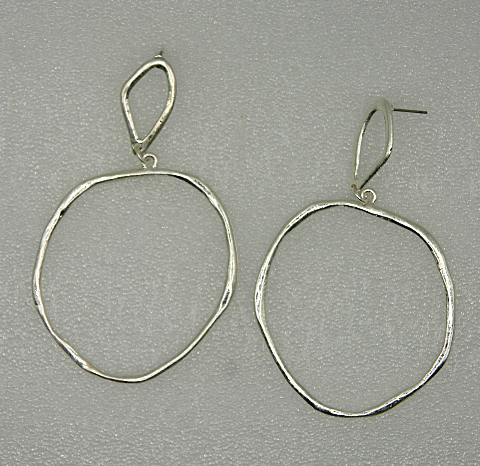 Bohemian oorbellen zilverkleur - 76780 Bohemian oorbellen zilverkleur