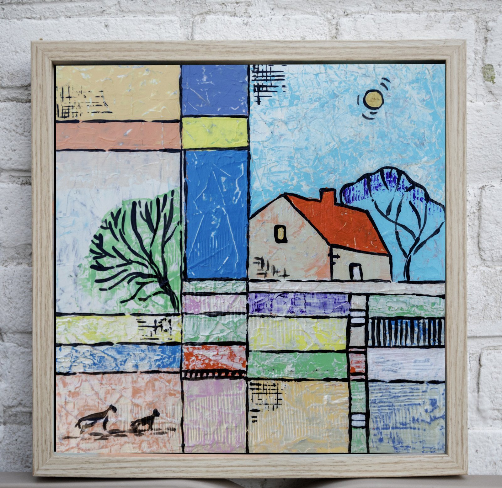 Relief landscape - schilderen