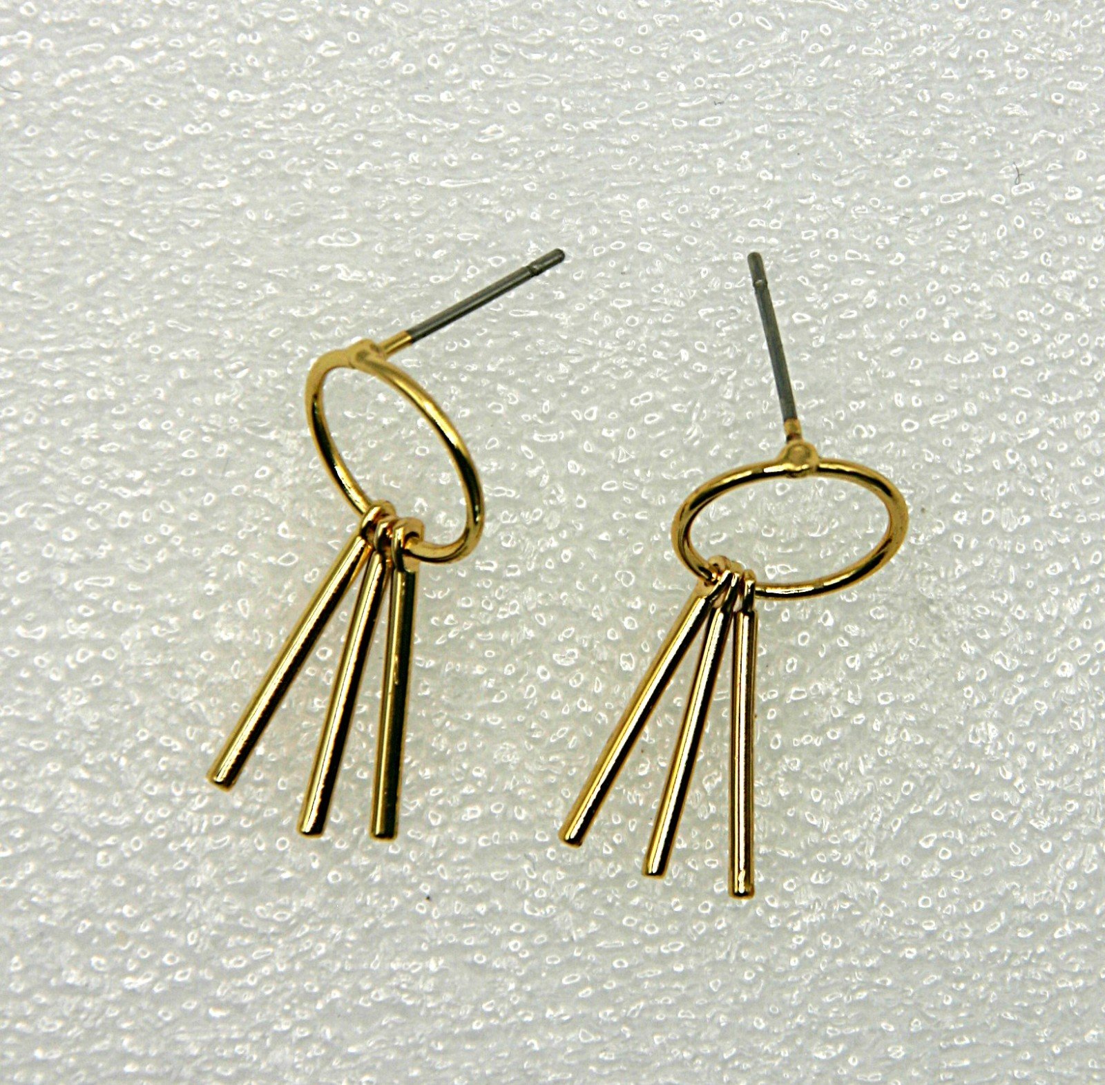 Circle Drops gouden oorbellen - 76794 Circle Drops gouden oorbellen