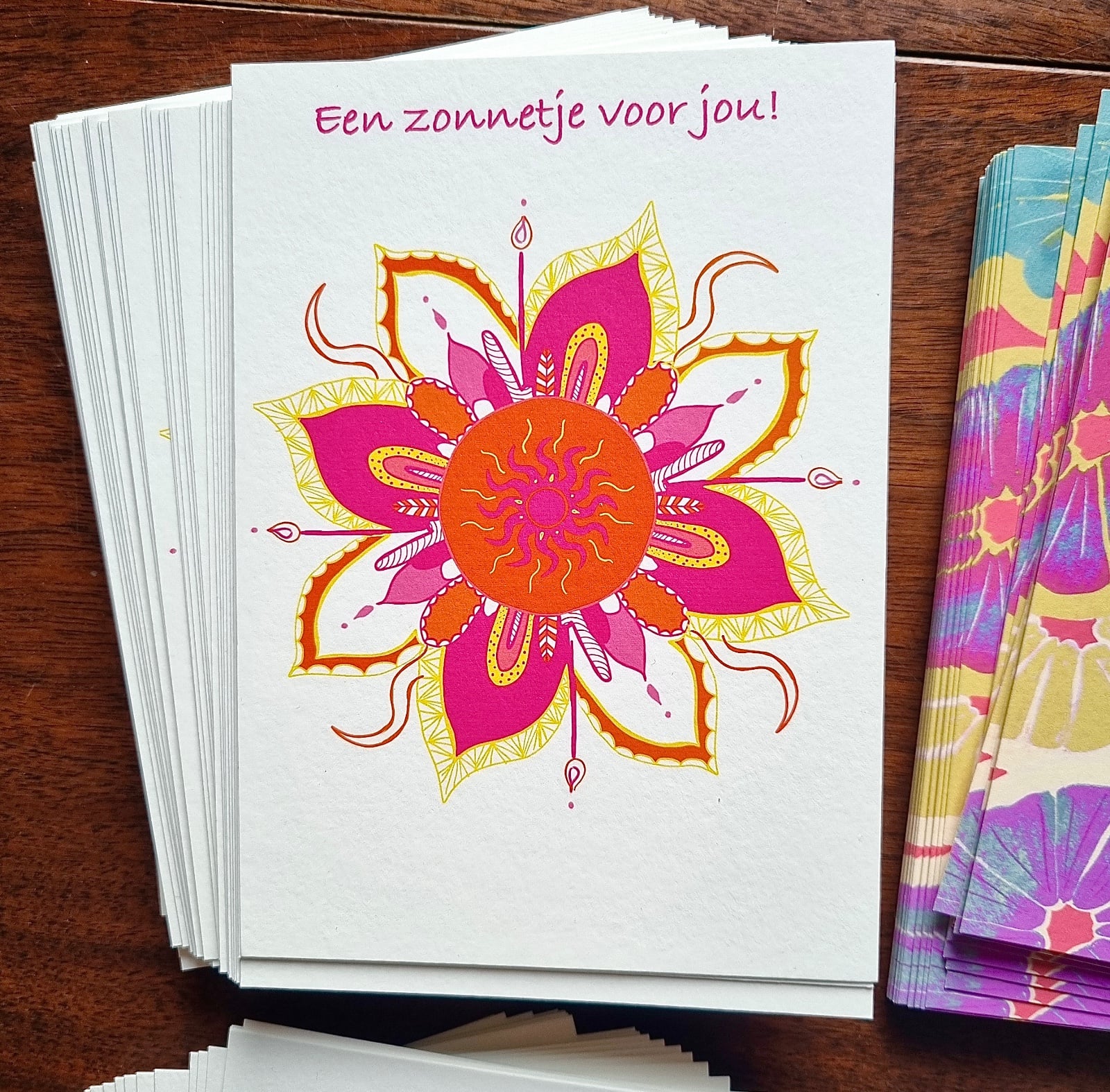 Wenskaart (set van 5 kaarten) - 130591 Wenskaart (set van 5 kaarten)