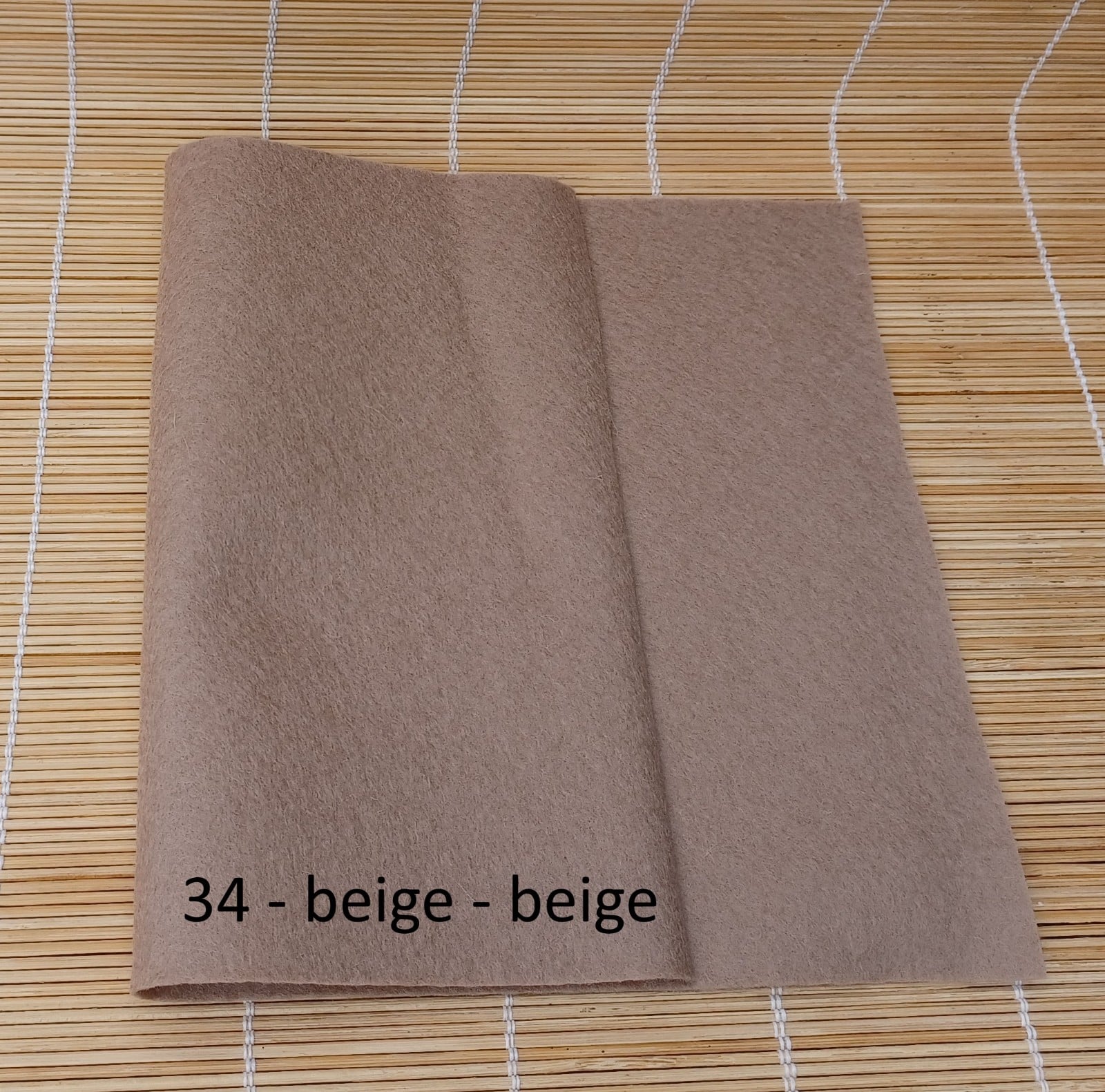 Viltset bruintinten, set van 8 lapjes wollen vilt - 145339 Viltset bruintinten, set van 8 lapjes wollen vilt