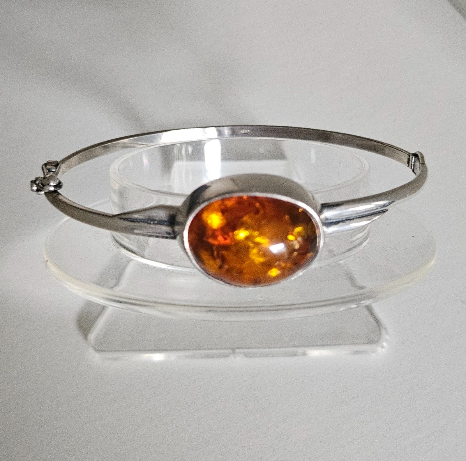 Zilveren 925 armband met Baltische Amber – uniek sieraad uit Polen - 148311 Zilveren 925 armband met Baltische Amber – uniek sieraad uit Polen
