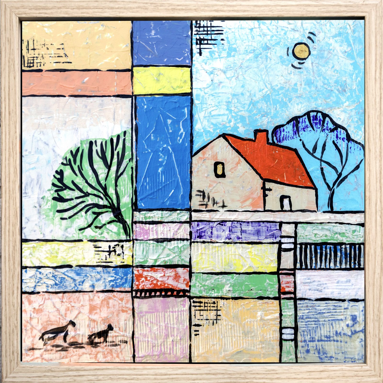 Relief landscape - schilderen