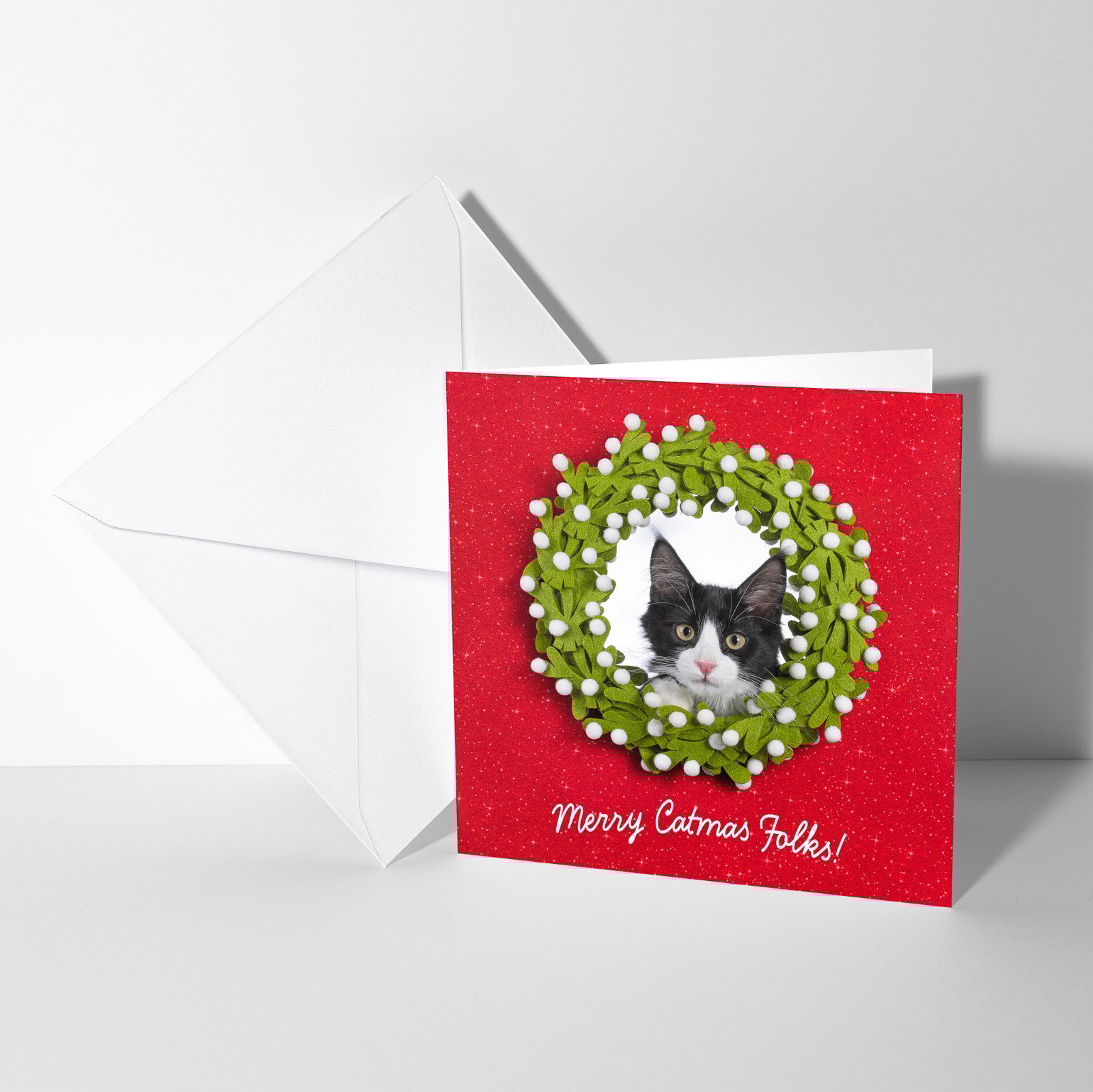 Merry Catmas kerstkaart - 102993 Merry Catmas kerstkaart