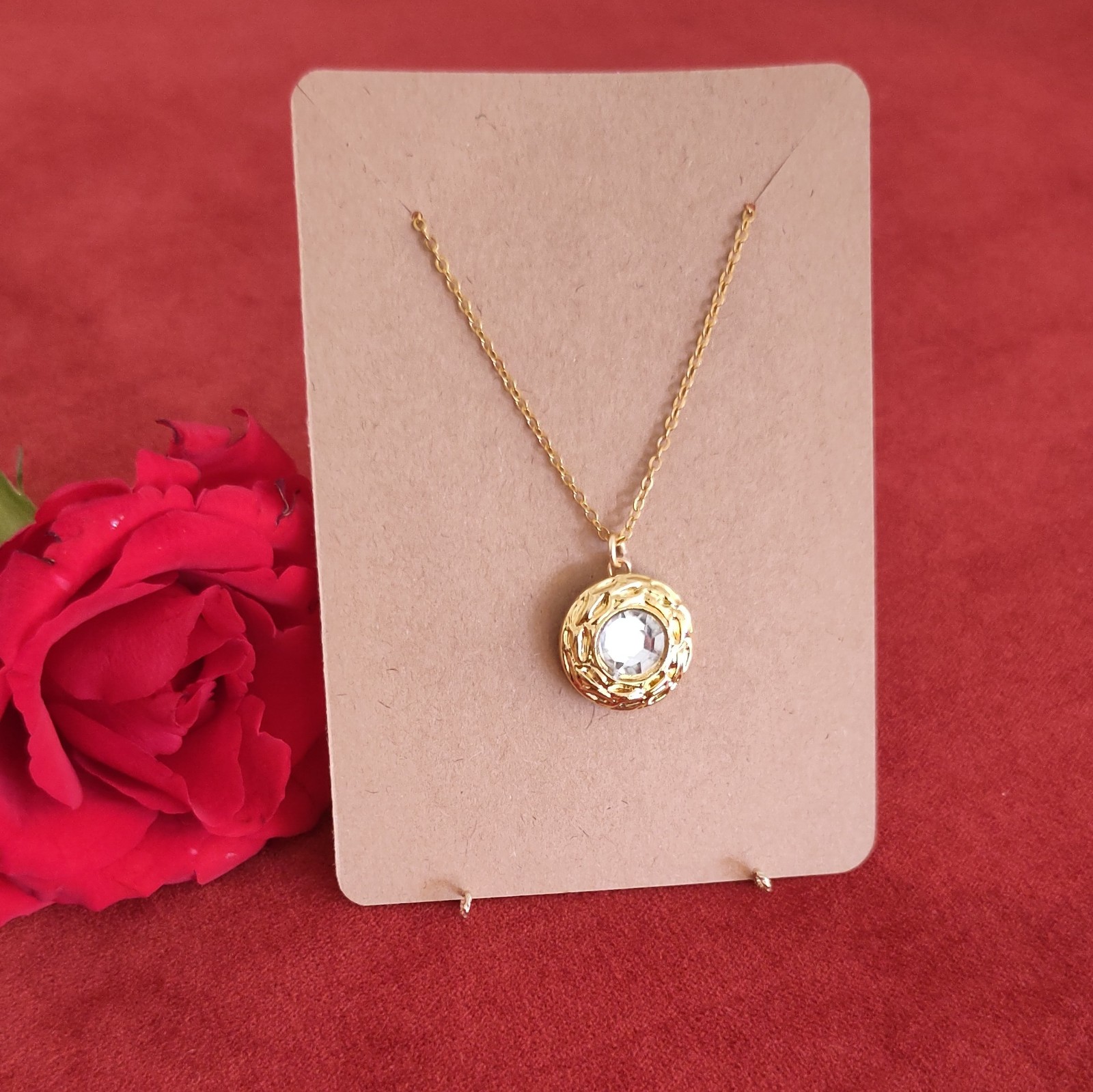 Vintage glknoop kettinkje | Mid Century Glamour | 1960s - 108567 Vintage knoop kettinkje | Mid Century Glamour | 1960s