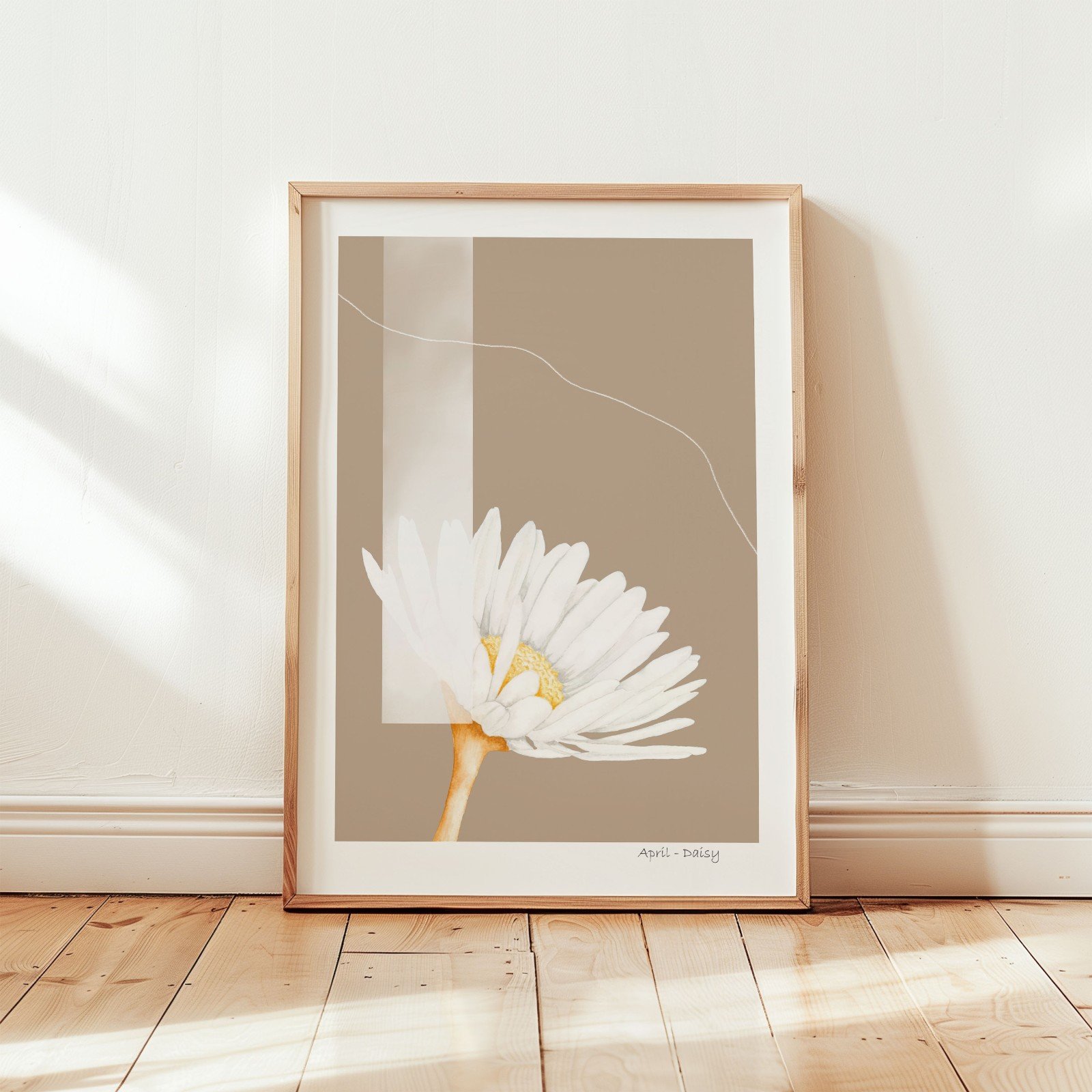 Geboortebloem April Madelief Fine Art Print - 45247.jpeg Geboortebloem April Madelief Fine Art Print