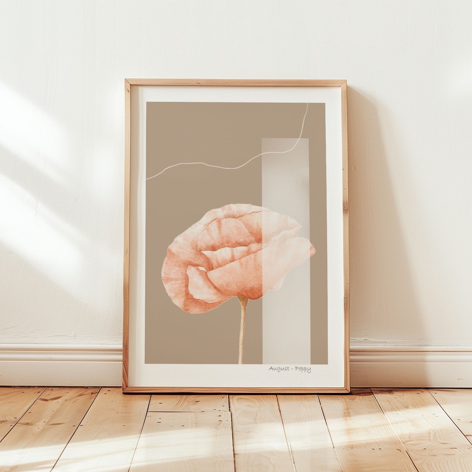 Geboortebloem Augustus Klaproos Fine Art Print - 45296.jpeg Geboortebloem Augustus Klaproos Fine Art Print