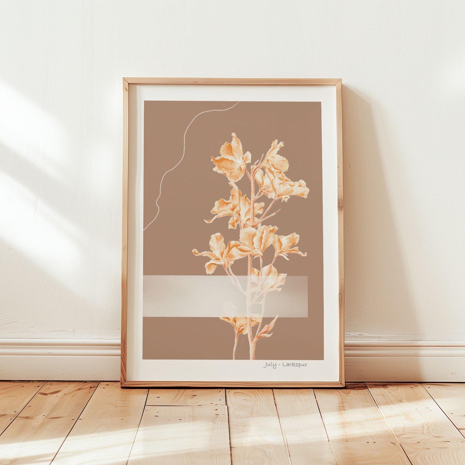 Geboortebloem Juli Ridderspoor Fine Art Print - 45284.jpeg Geboortebloem Juli Ridderspoor Fine Art Print