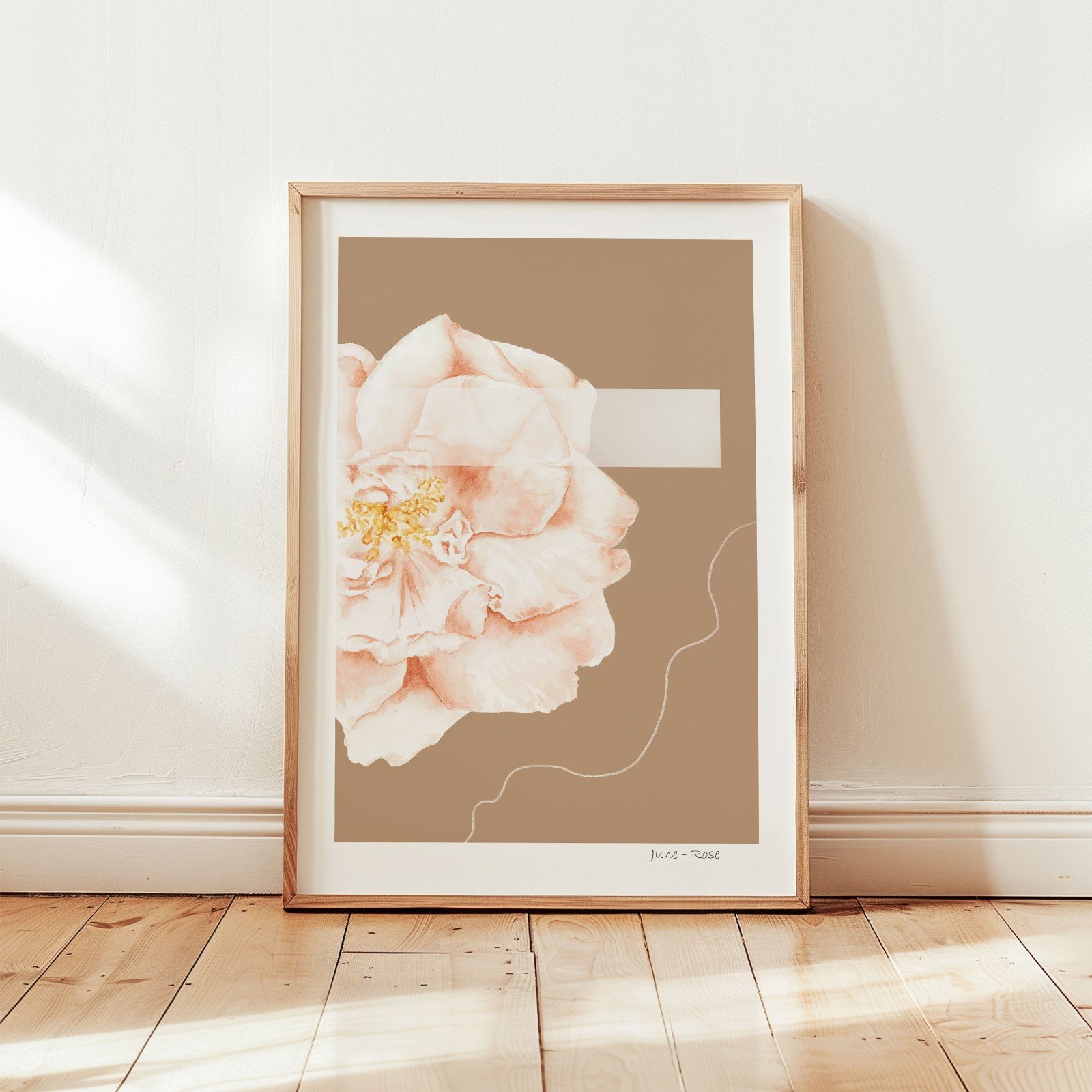 Geboortebloem Juni Roos Fine Art Print - 45271.jpeg Geboortebloem Juni Roos Fine Art Print