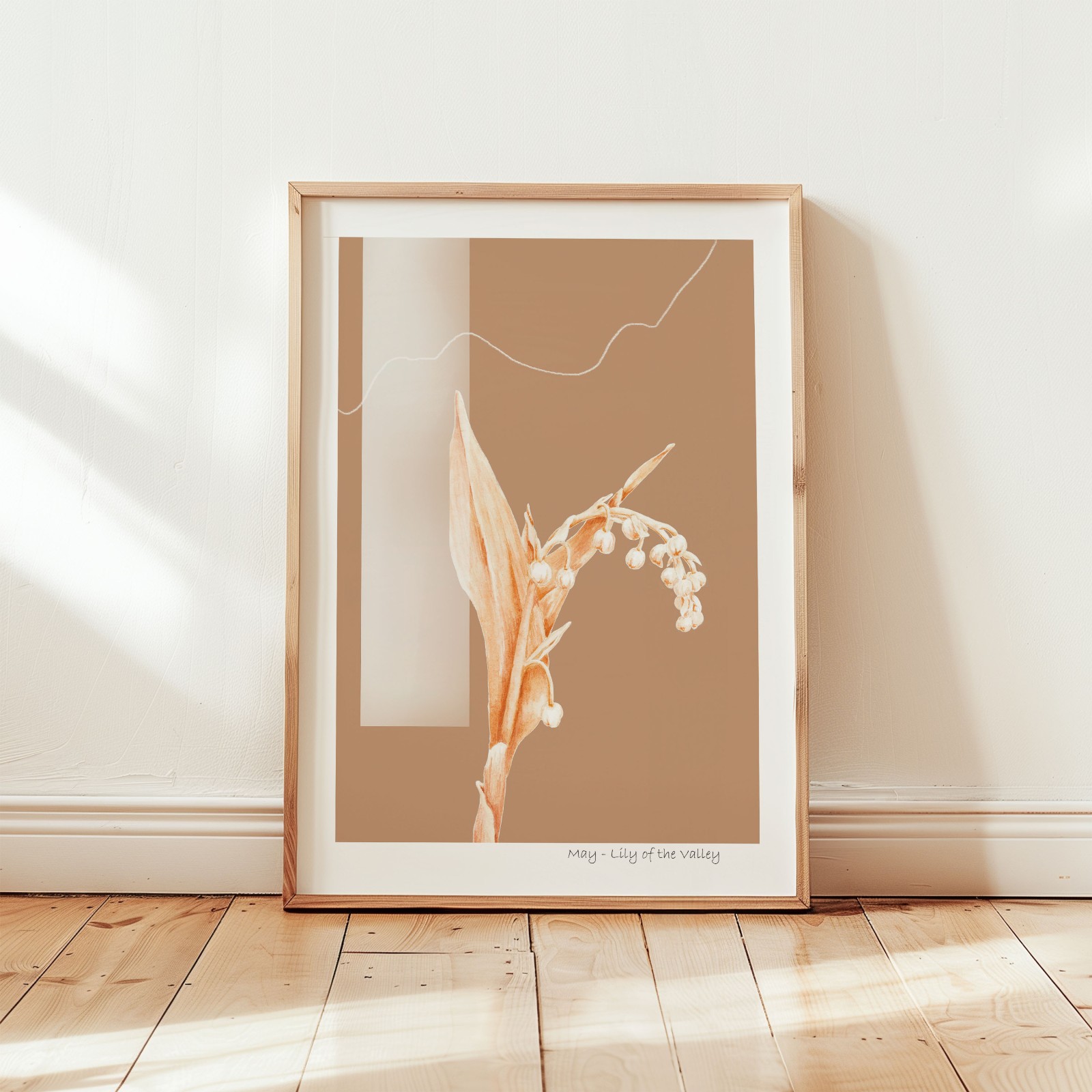 Geboortebloem Mei Lelietje-van-Dalen Fine Art Print