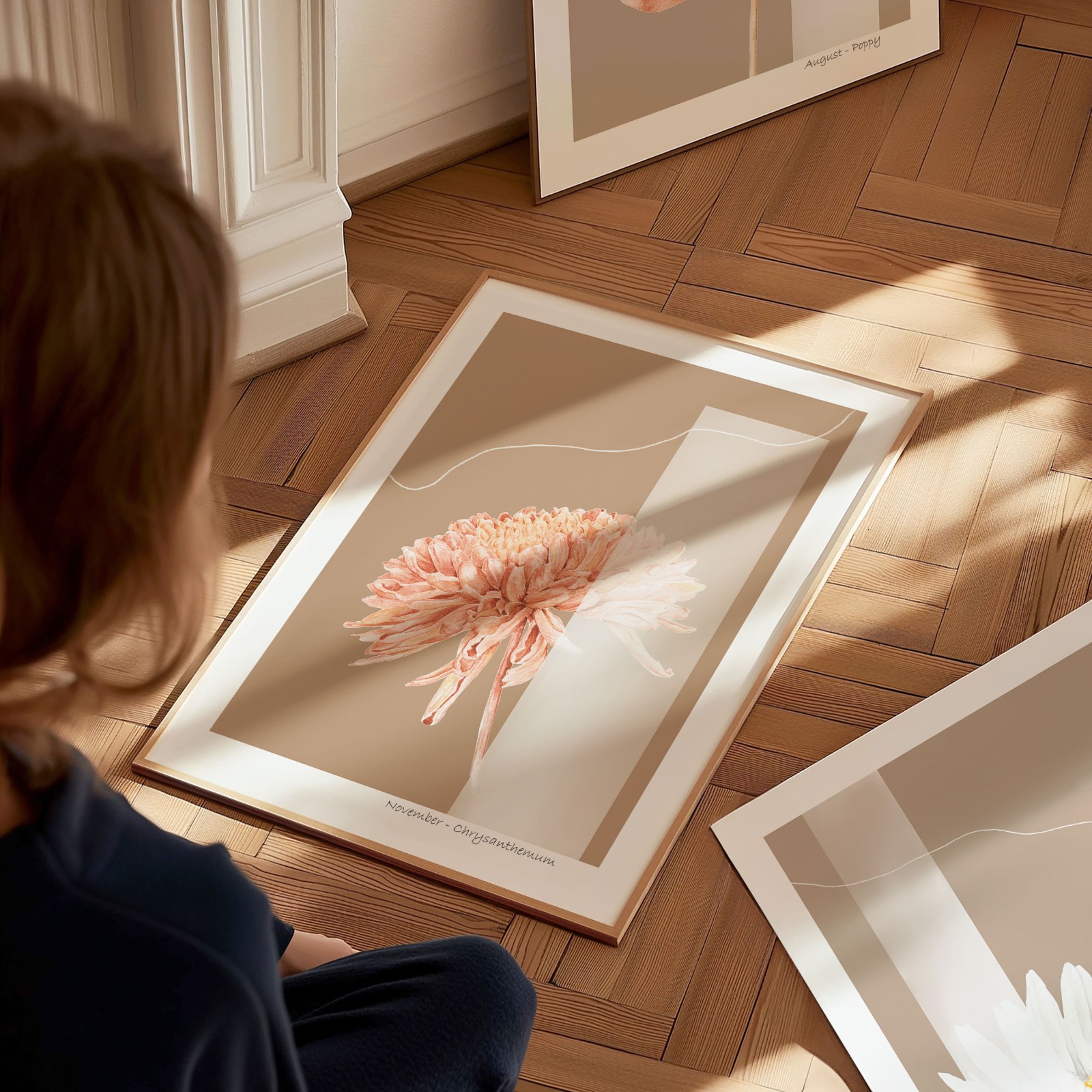 Geboortebloem November Chrysant Fine Art Print - 45312.jpeg Geboortebloem November Chrysant Fine Art Print