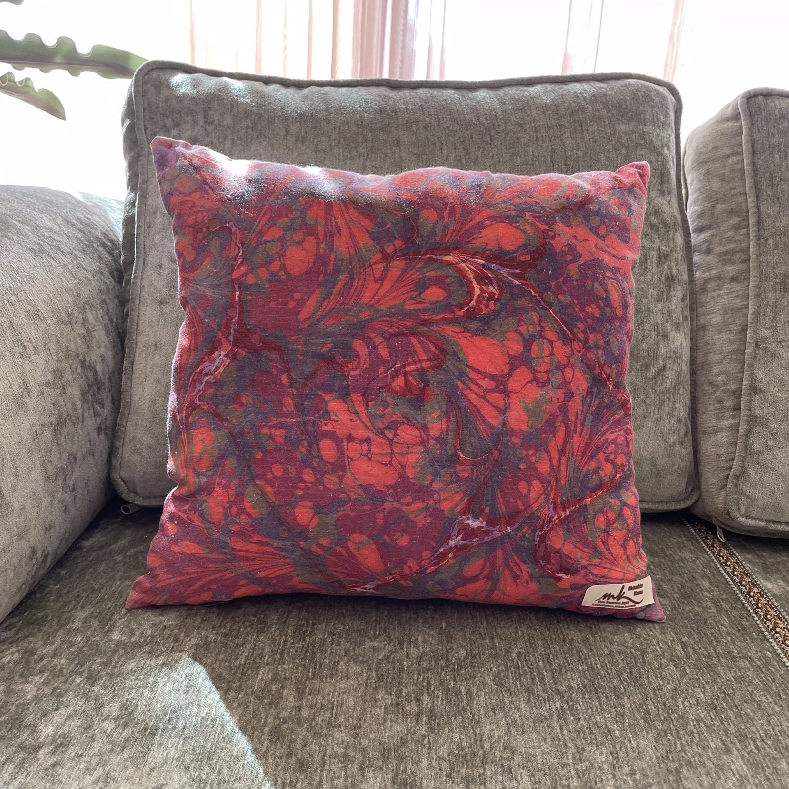 Marble design multi-color sierkussenhoes - 53441.jpeg Kussenhoes multi-color marble-design