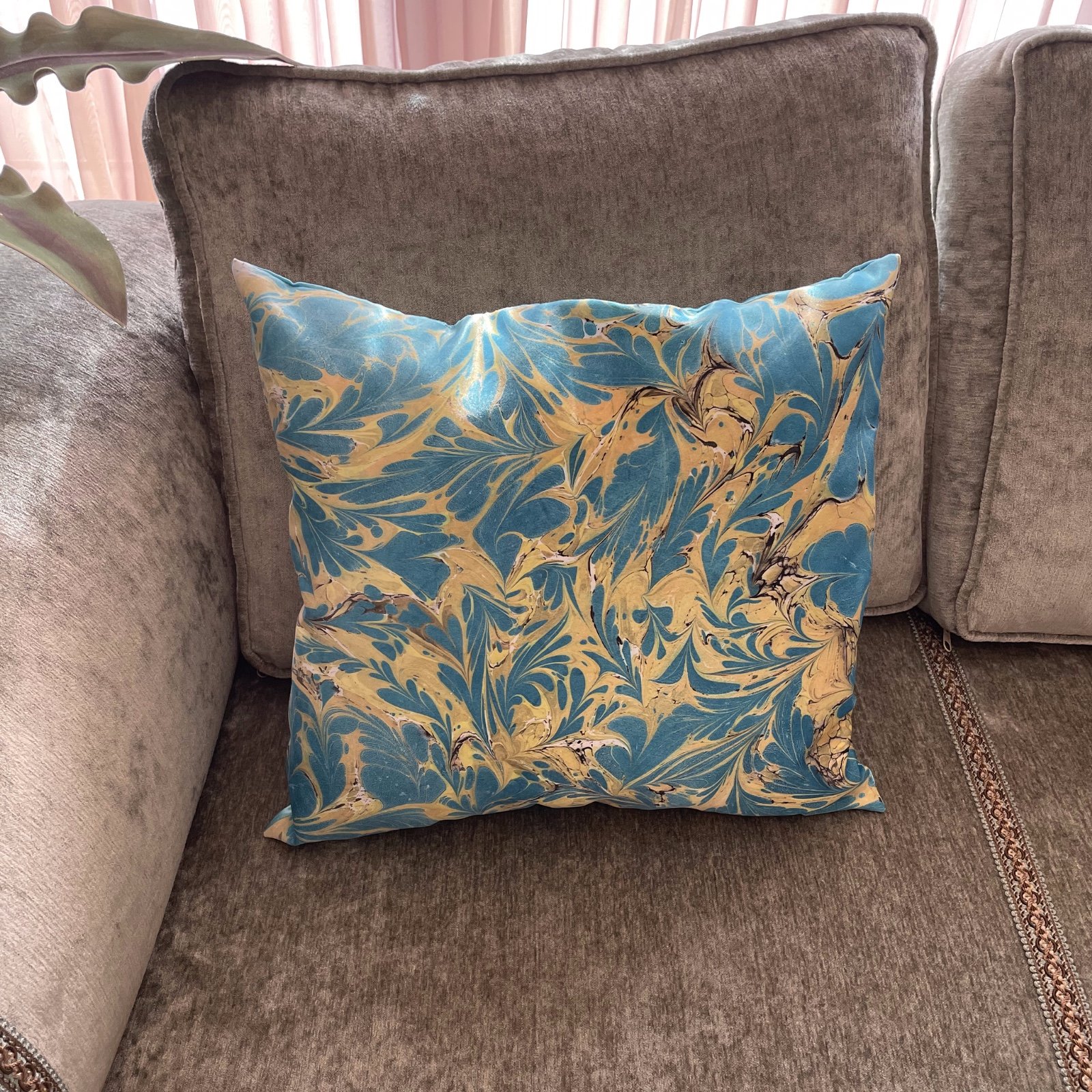 Sier kussenhoes multi-color