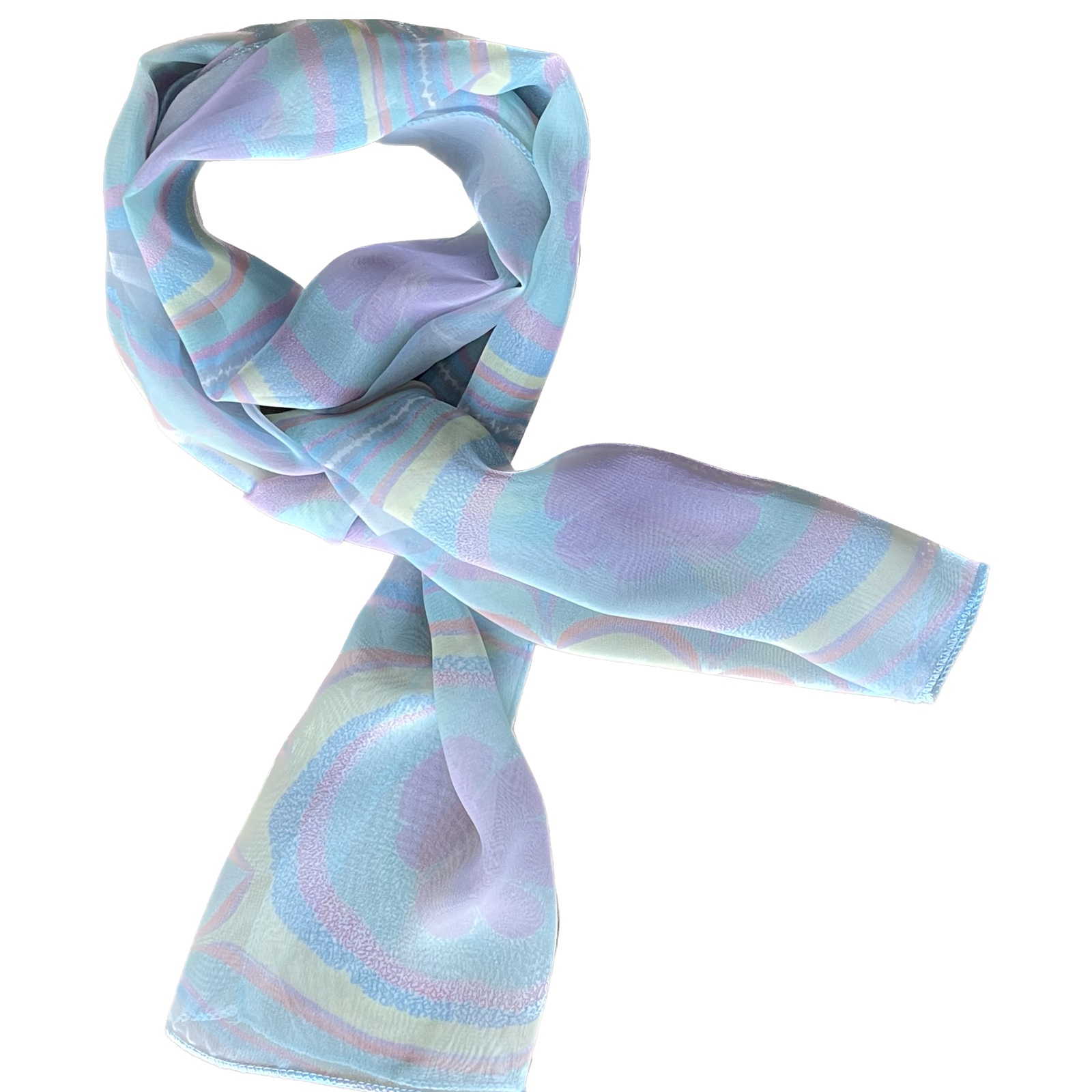 Marble design zijden sjaal - 53540.jpeg Marble design zijden sjaal