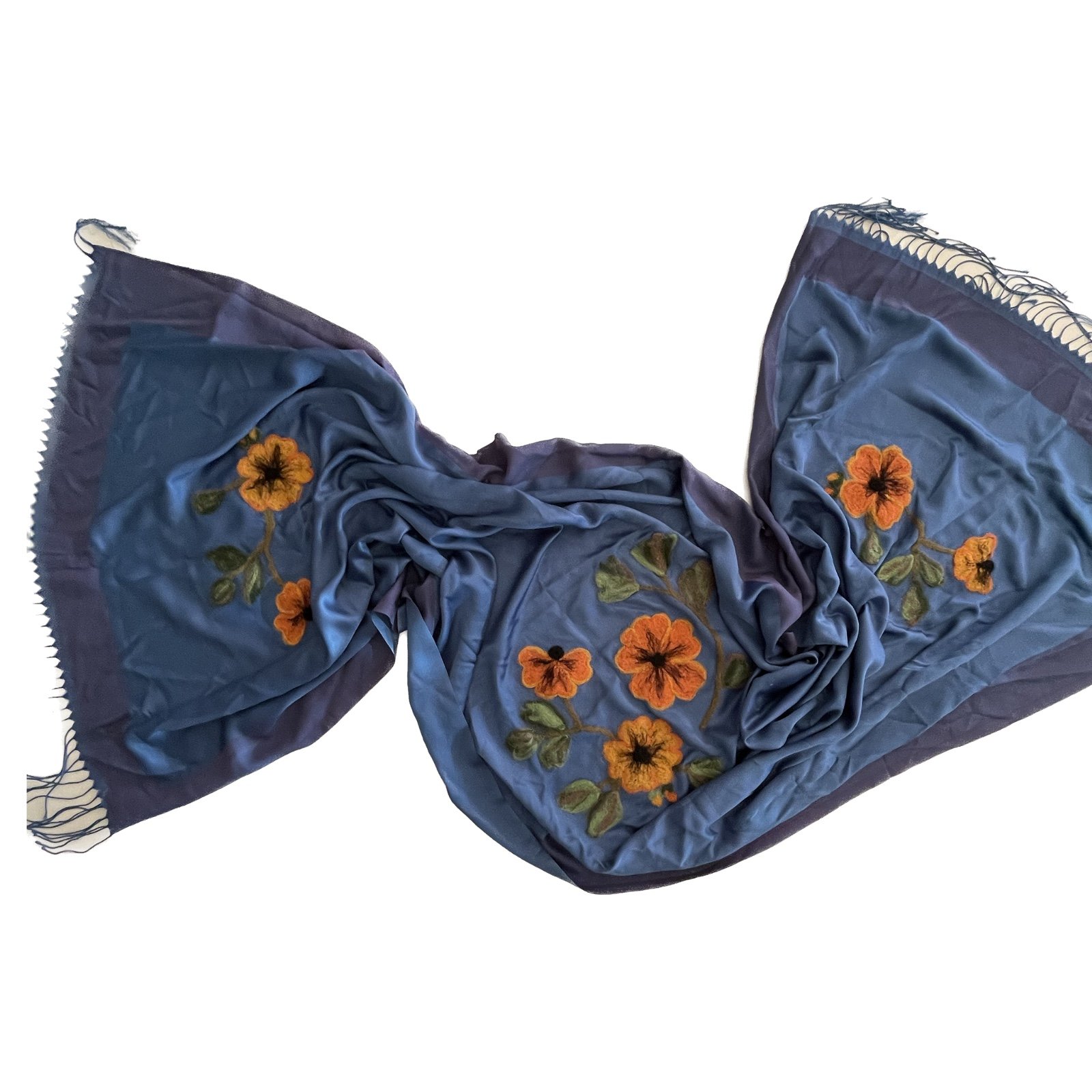Vilt geborduurd blauwe kasjmier oversized sjaal - 53573.jpeg Vilt geborduurd blauwe kasjmier oversized sjaal