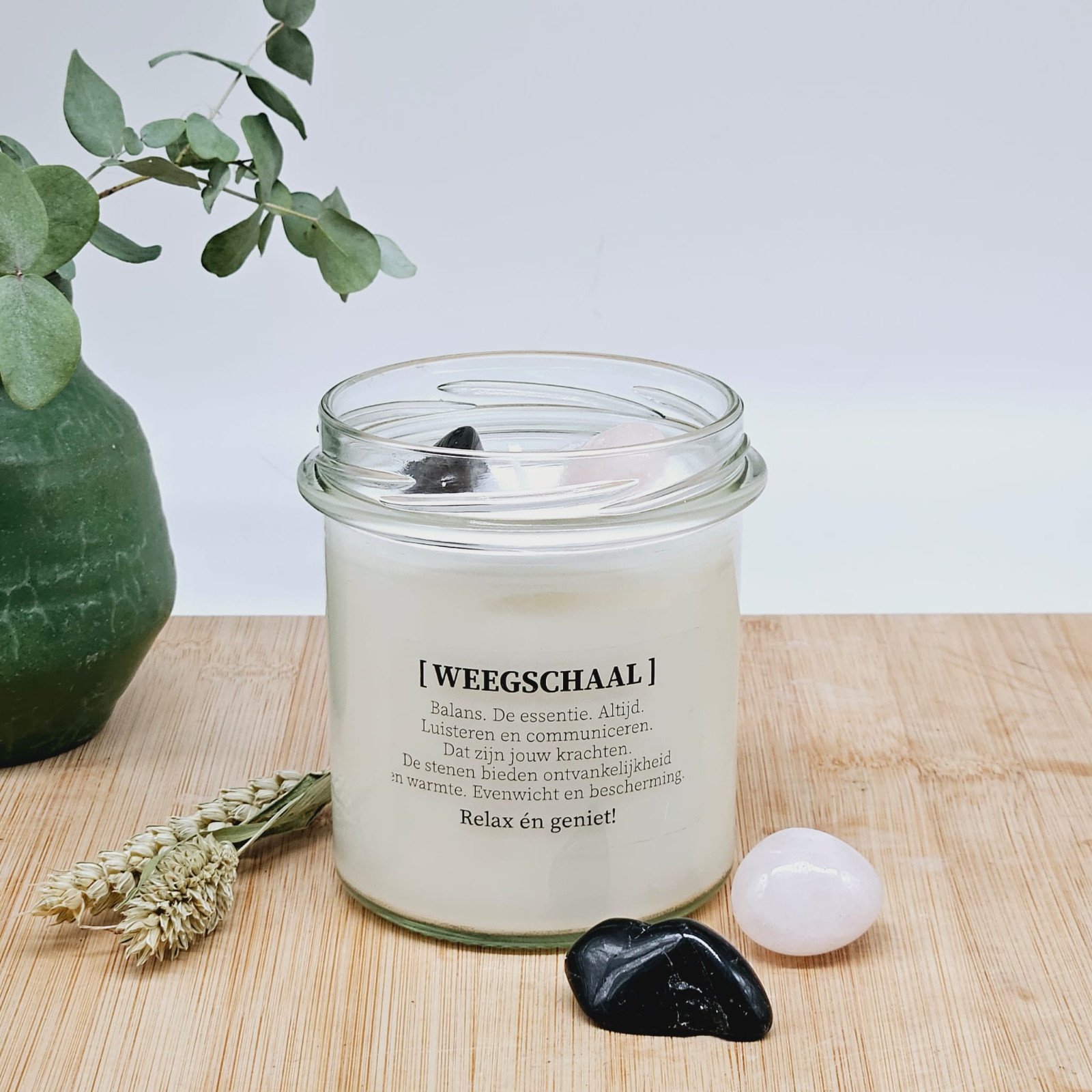 DIY pakket - Sterrenbeeld geurkaars met edelsteen - Weegschaal - 54253.jpeg DIY pakket - Sterrenbeeld geurkaars met edelstenen - Weegschaal