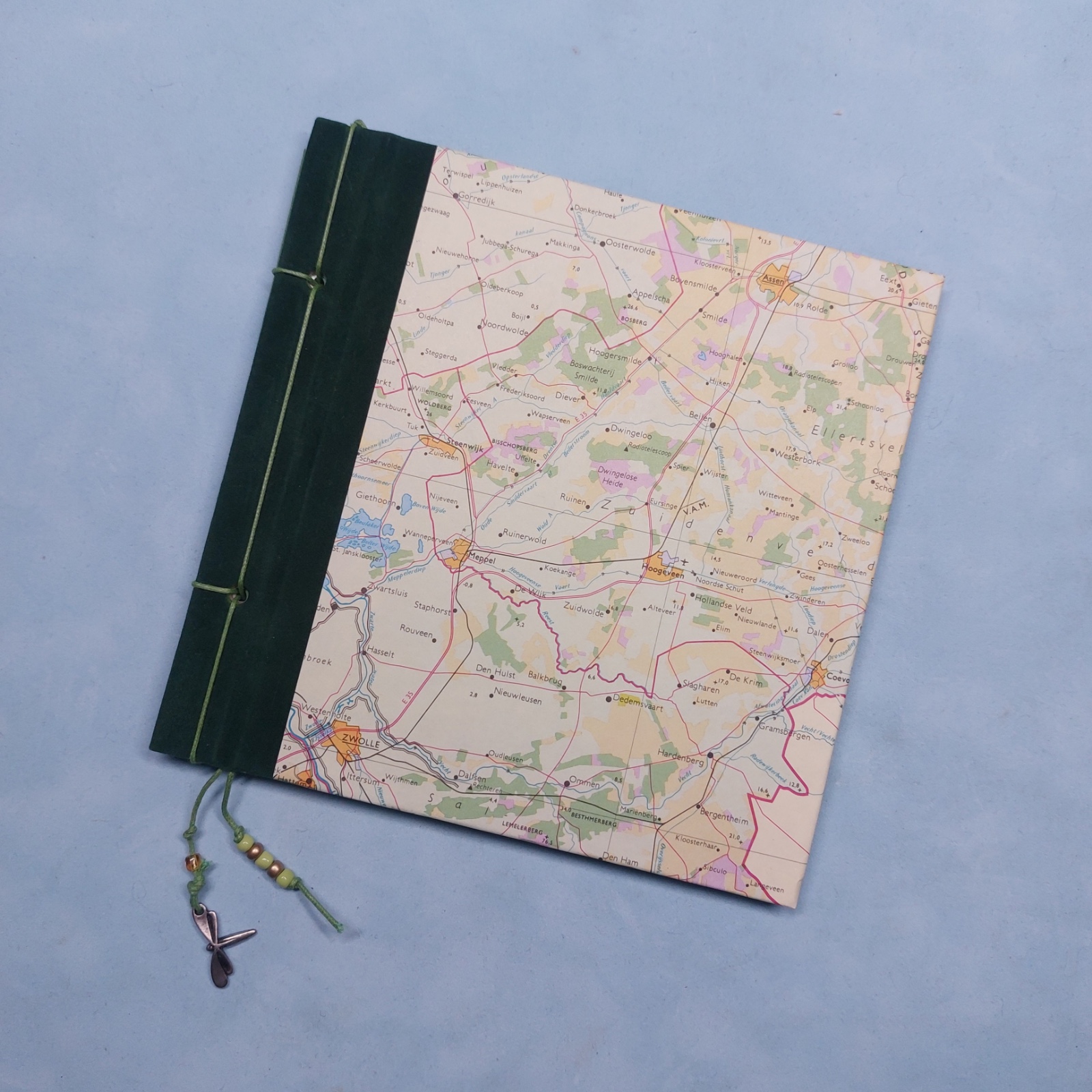 Reisboekje / Traveljournal - Drenthe (donker groen)