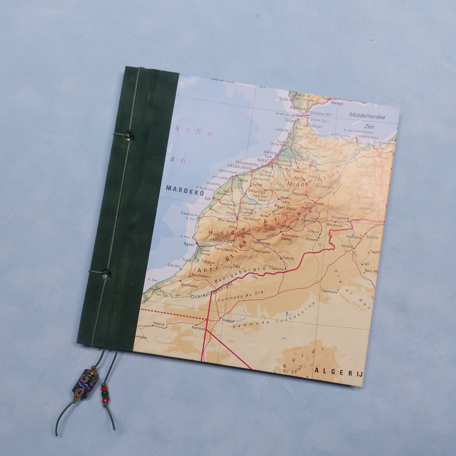 Reisboekje / Traveljournal - Marokko (donker groen)