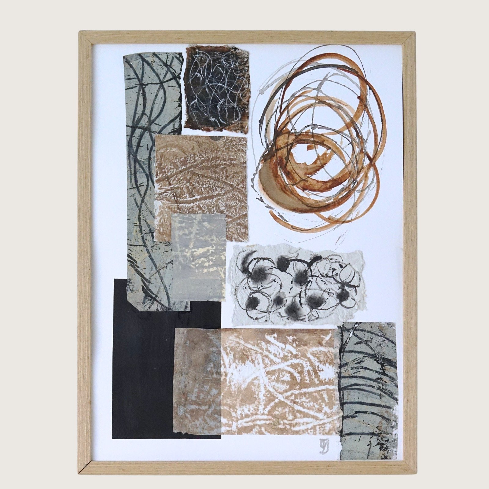 Abstracte compositie beweging