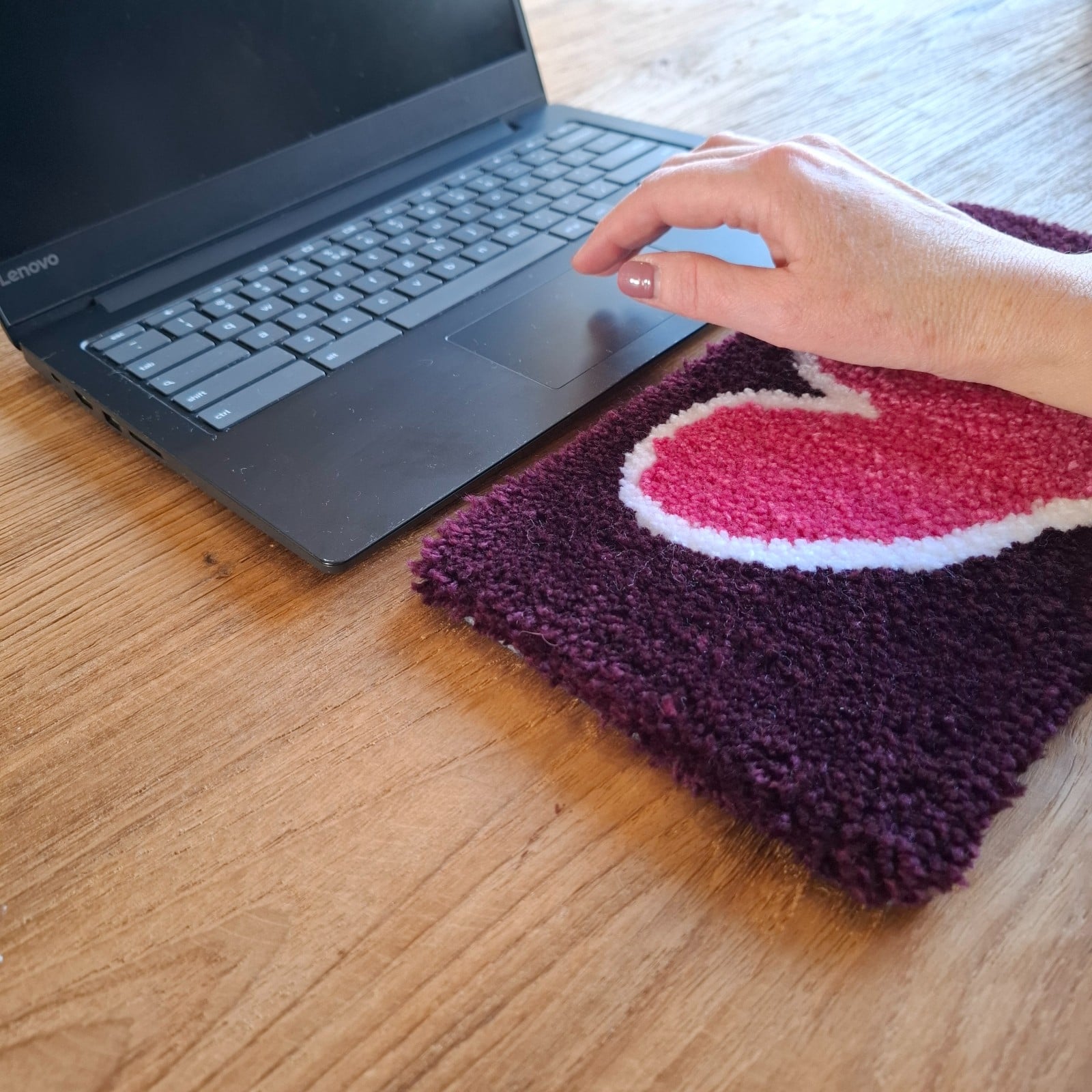 Handgetufte polsmatten HARTJE GROOT  – Comfort en stijl voor jouw werkplek