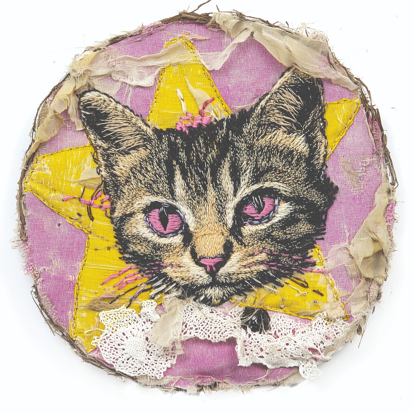 Kaartenset borduur poezen