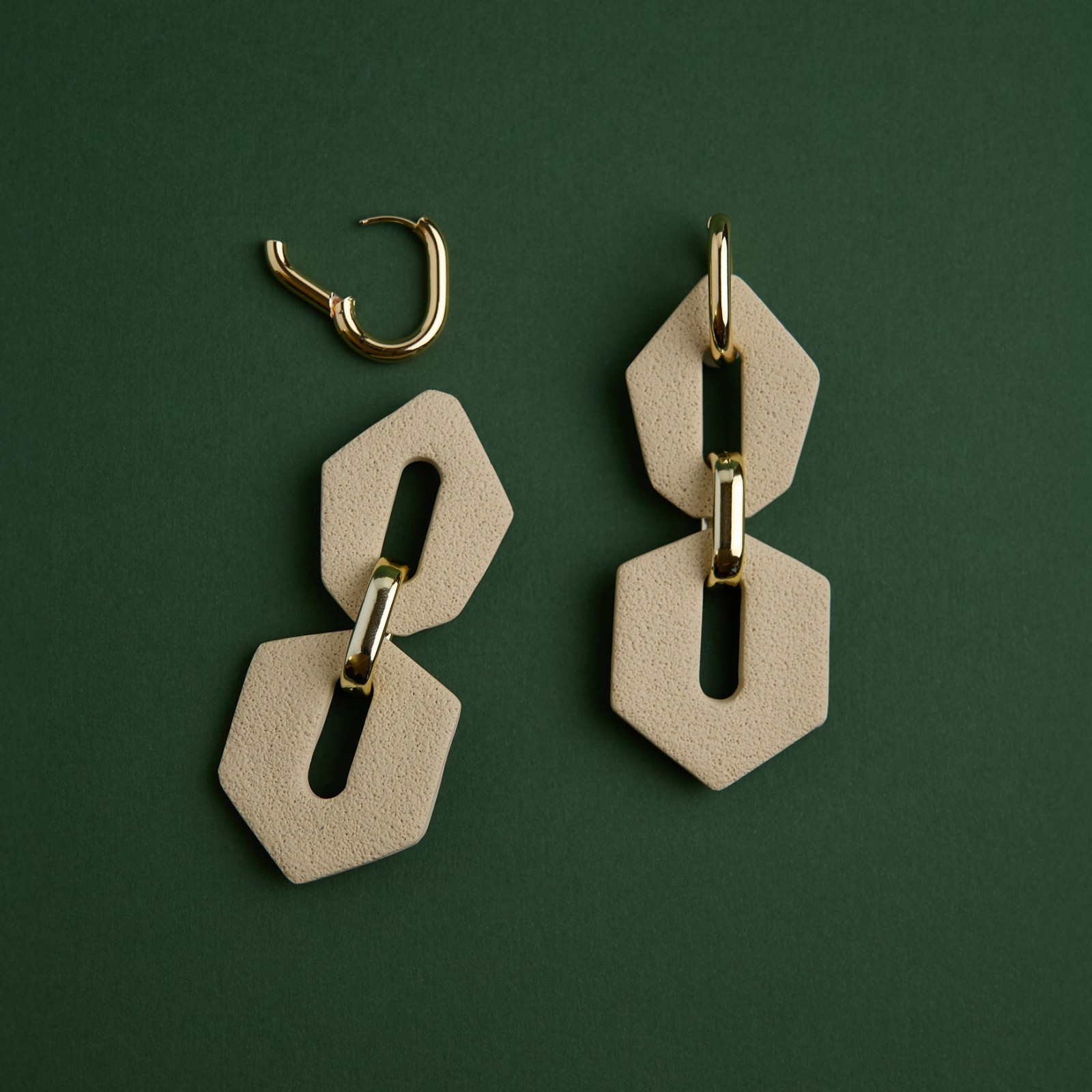 Shilla klei Oorbellen