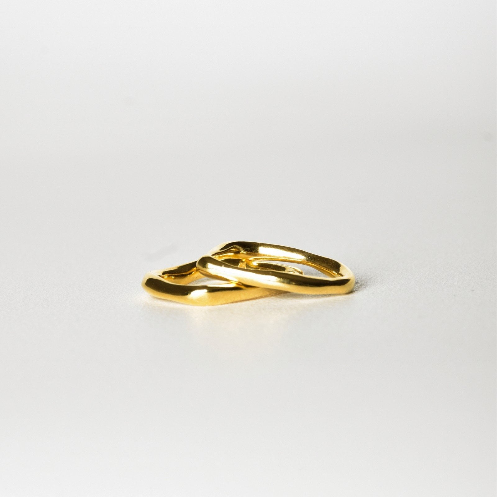 Ring - LIQUID -  verguld zilver