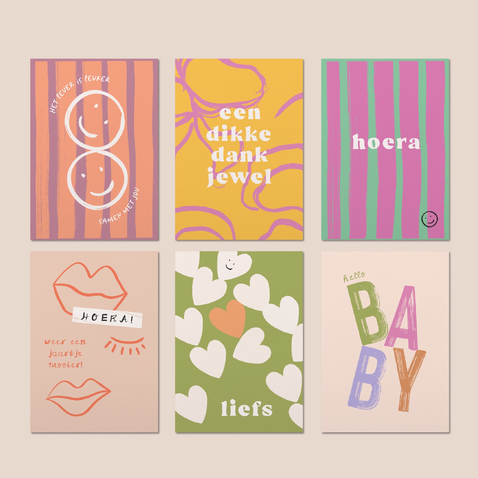 Kaartenset divers | 6 kaarten - 72060.jpeg Kaartenset divers | 6 kaarten