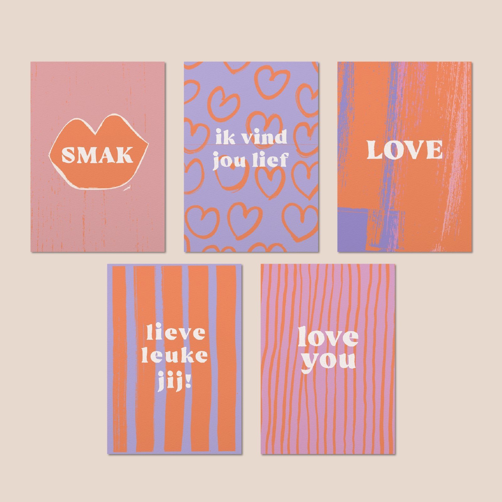 Kaartenset liefde | 5 kaarten - 72046.jpeg Kaartenset liefde | 5 kaarten