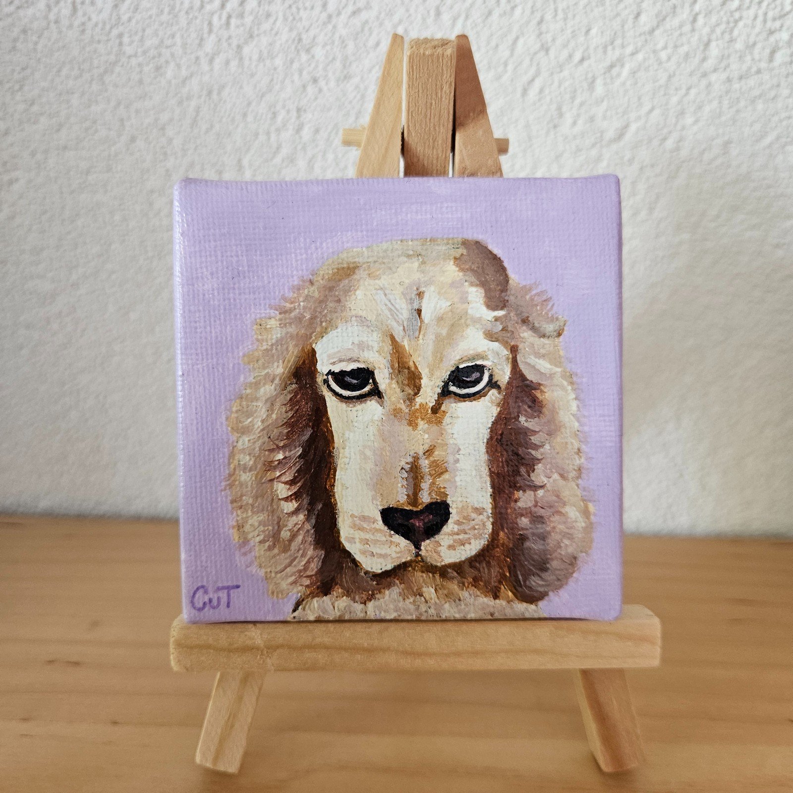 Gepersonaliseerd hondenportret Spaniel