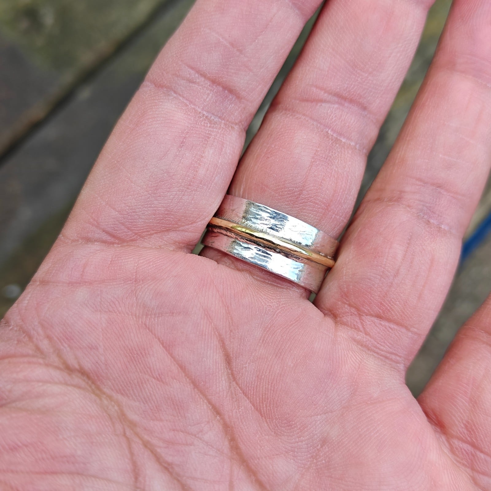 Birch collectie, open zilveren ring - 93814 Birch collection, open zilveren ring