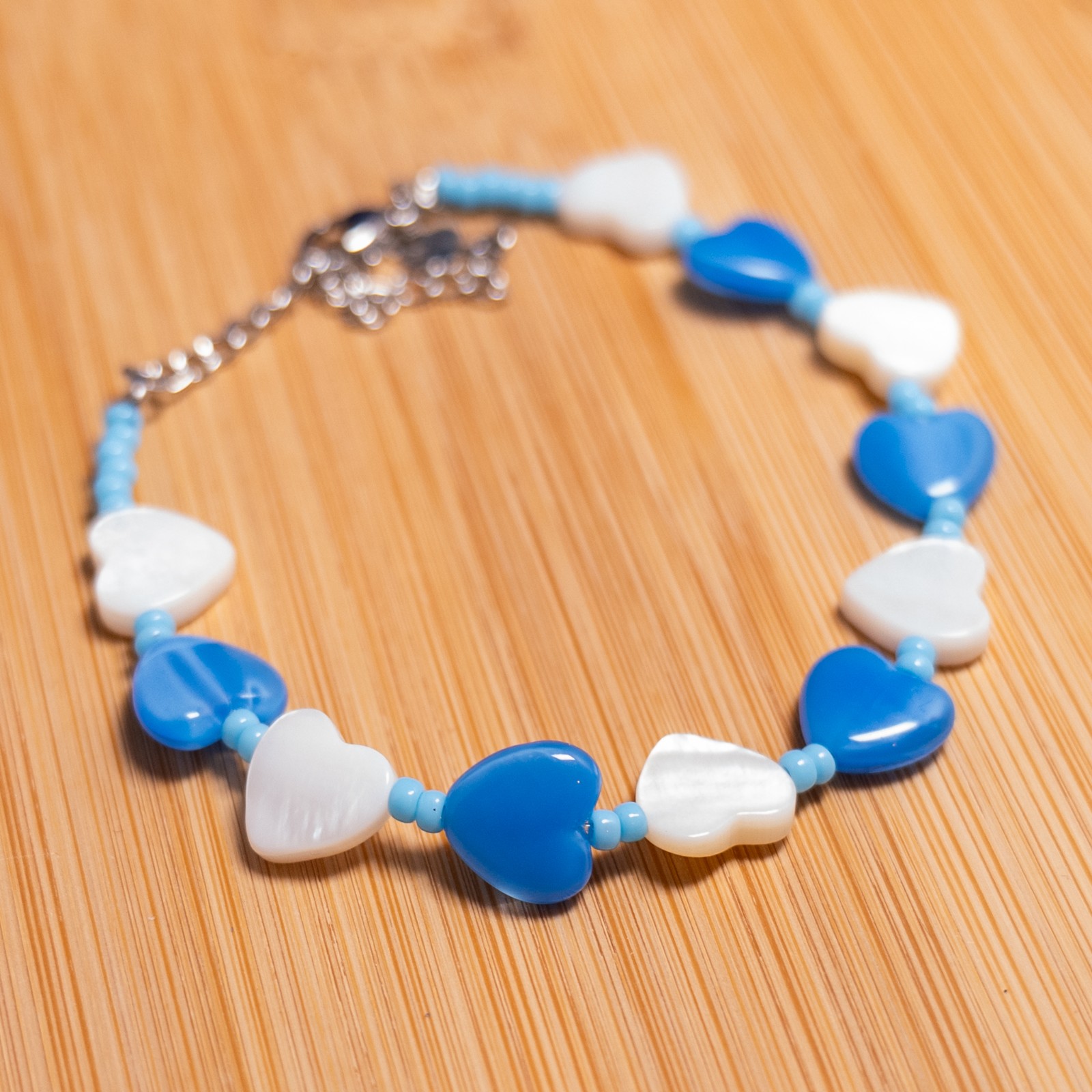 Blue Heart armband | Ocean Glow collectie