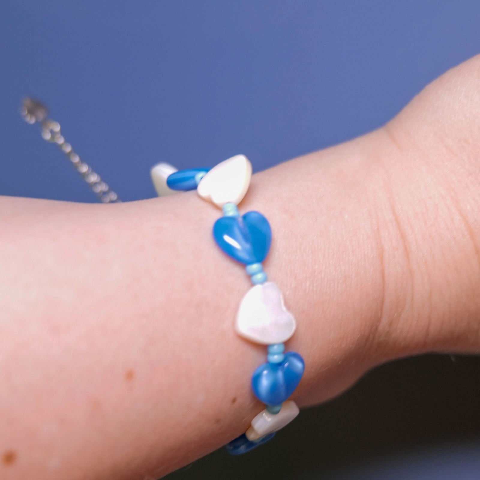 Blue Heart armband | Ocean Glow collectie