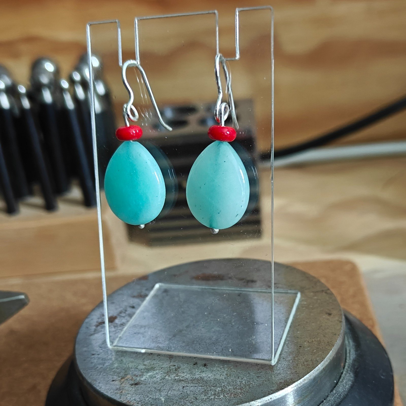 Calciet oorhangers - 93823 Calciet oorbellen