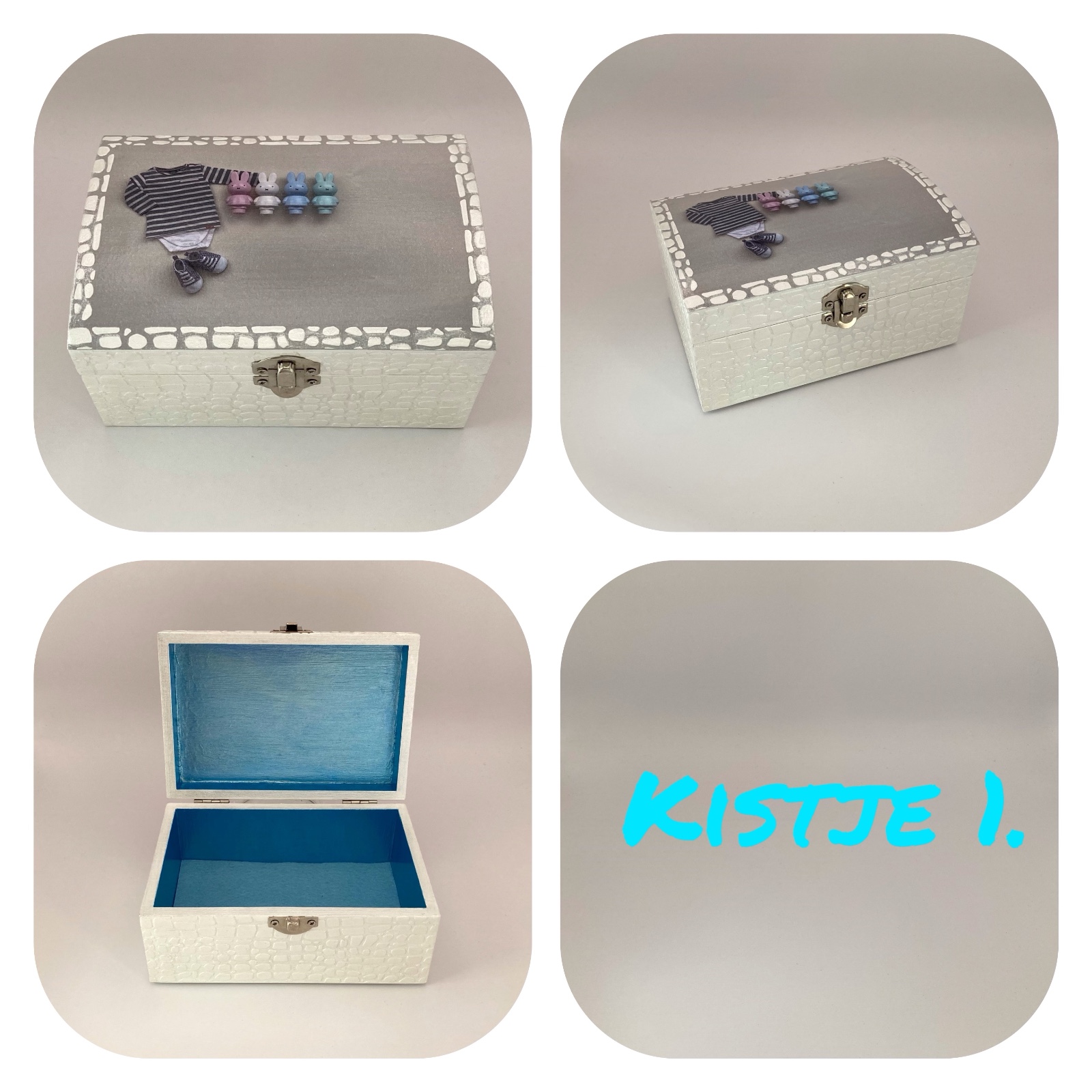 Gepersonaliseerde geboortekistjes in diverse uitvoeringen - 88839 Gepersonaliseerde bamboe memorybox baby